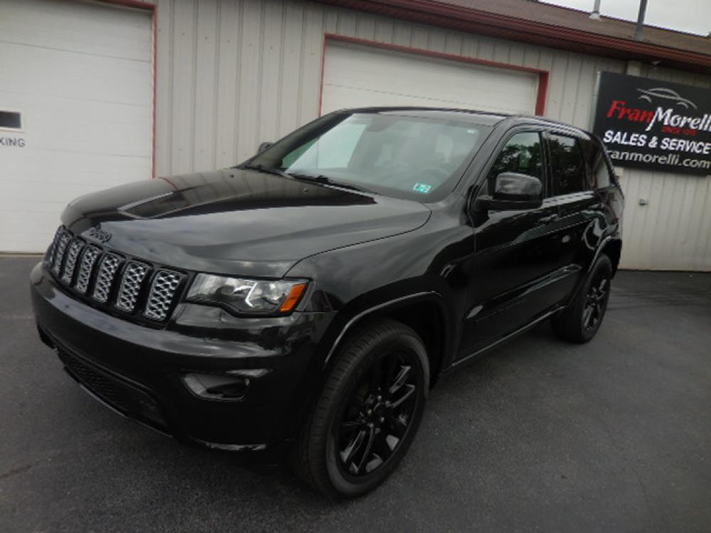 2017 Black Jeep Grand Cherokee Laredo 4WD (1C4RJFAG1HC) with an 3.6L V6 DOHC 24V engine, 8A transmission, located at 8464 Route 219, Brockway, PA, 15824, (814) 265-1330, 41.226871, -78.780518 - Photo #0