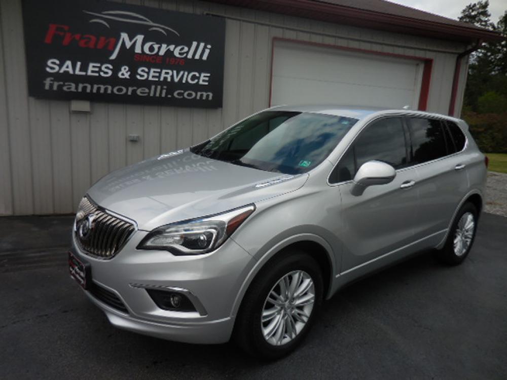 2017 Silver Buick Envision Preferred AWD (LRBFXCSA9HD) with an 2.5L L4 DOHC 24V engine, 6A transmission, located at 8464 Route 219, Brockway, PA, 15824, (814) 265-1330, 41.226871, -78.780518 - Photo #0