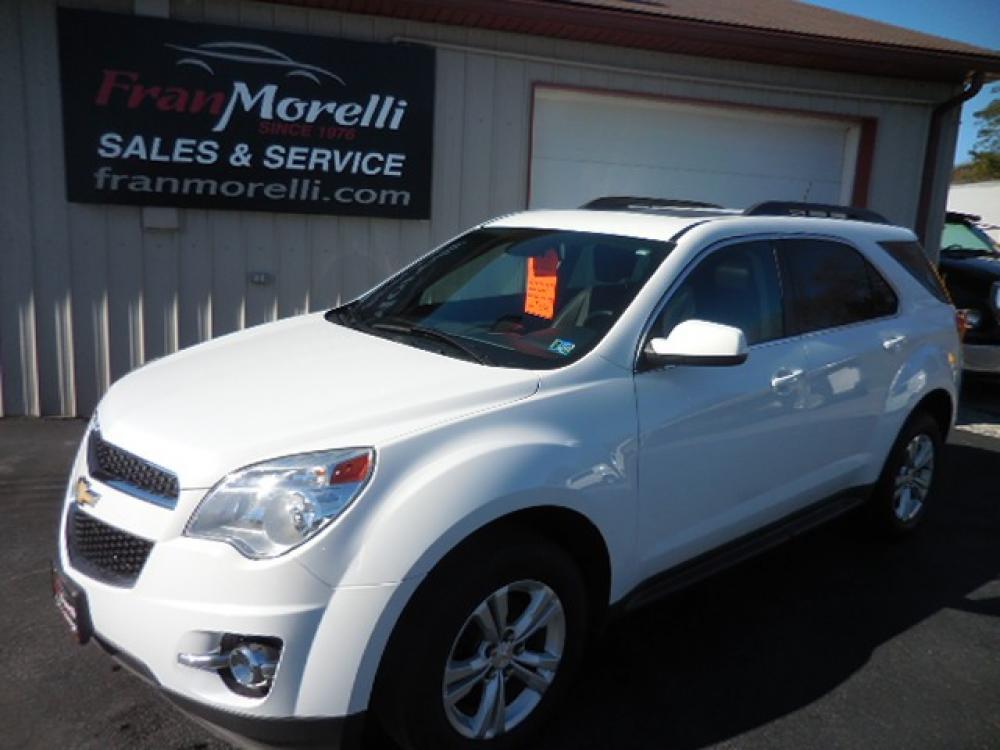 2015 White Chevrolet Equinox 2LT AWD (2GNFLGEK5F6) with an 2.4L L4 DOHC 16V FFV engine, 6-Speed Automatic transmission, located at 8464 Route 219, Brockway, PA, 15824, (814) 265-1330, 41.226871, -78.780518 - Photo #0
