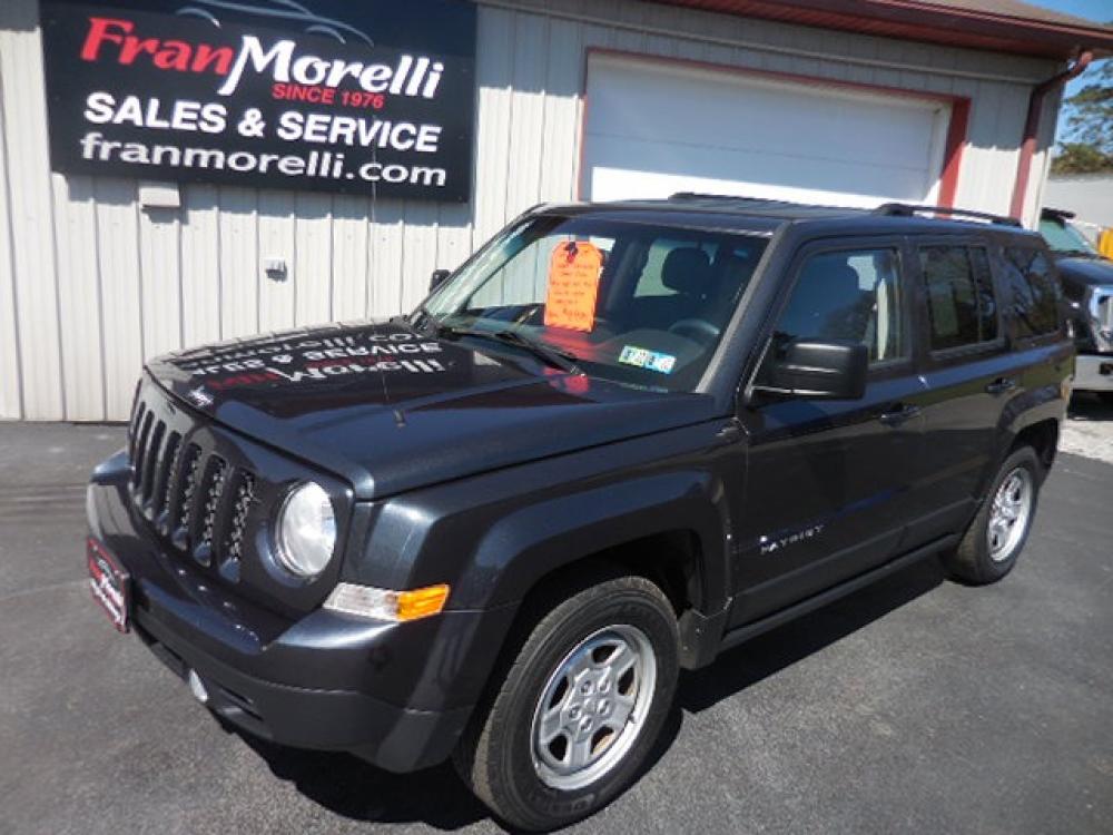 2015 Charcoal Jeep Patriot Sport 2WD (1C4NJPBB3FD) with an 2.4L L4 DOHC 16V engine, manual transmission, located at 8464 Route 219, Brockway, PA, 15824, (814) 265-1330, 41.226871, -78.780518 - Photo #0