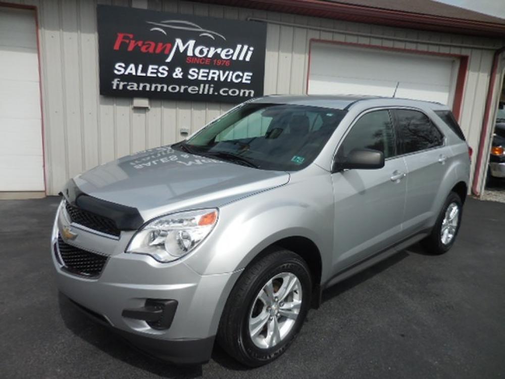 2014 Silver Chevrolet Equinox LS 2WD (2GNALAEK5E6) with an 2.4L L4 DOHC 16V FFV engine, 6-Speed Automatic transmission, located at 8464 Route 219, Brockway, PA, 15824, (814) 265-1330, 41.226871, -78.780518 - Photo #0