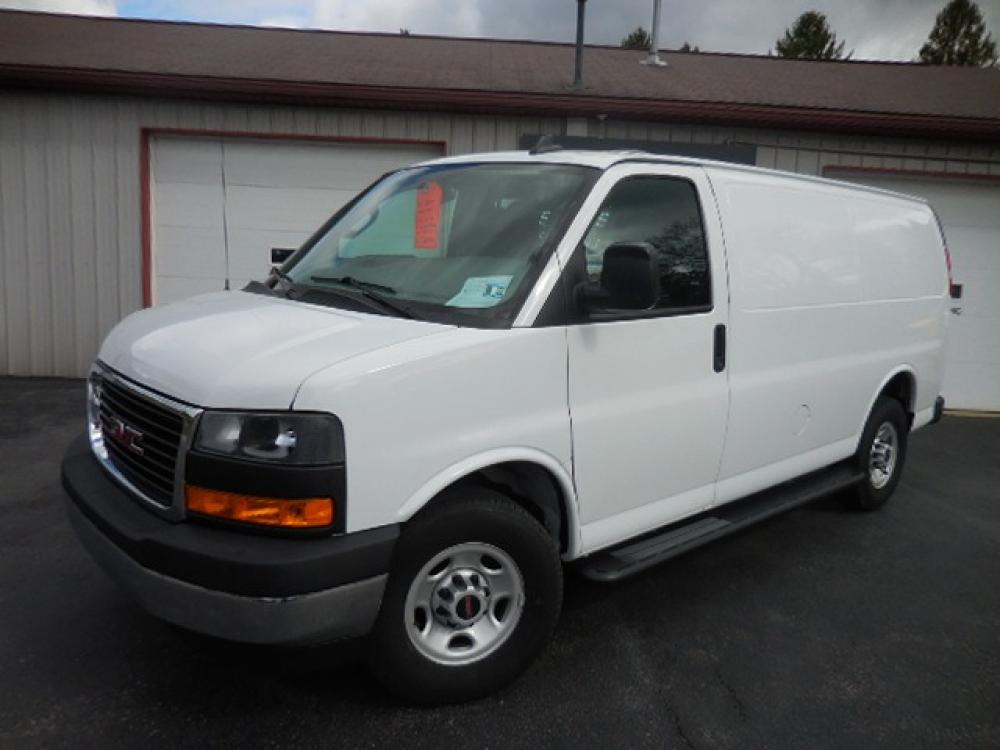 2019 White GMC Savana G2500 Cargo (1GTW7AFG2K1) with an 6.0L V8 OHV 16V FFV engine, 6A transmission, located at 8464 Route 219, Brockway, PA, 15824, (814) 265-1330, 41.226871, -78.780518 - Photo #0