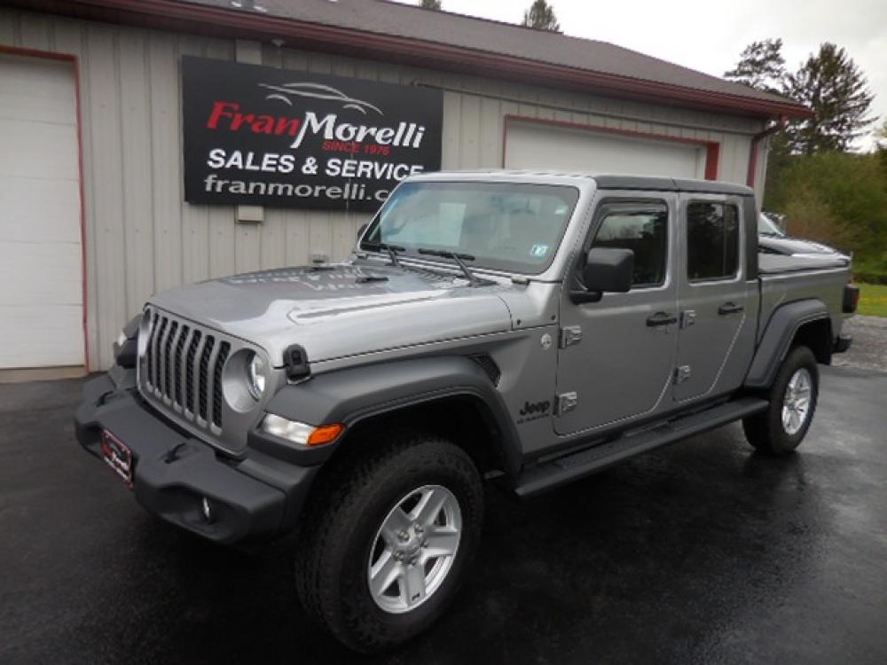 2020 Gray Jeep Gladiator Sport S (1C6JJTAG6LL) with an 3.6L V6 DOHC 24V engine, automatic transmission, located at 8464 Route 219, Brockway, PA, 15824, (814) 265-1330, 41.226871, -78.780518 - Photo #0
