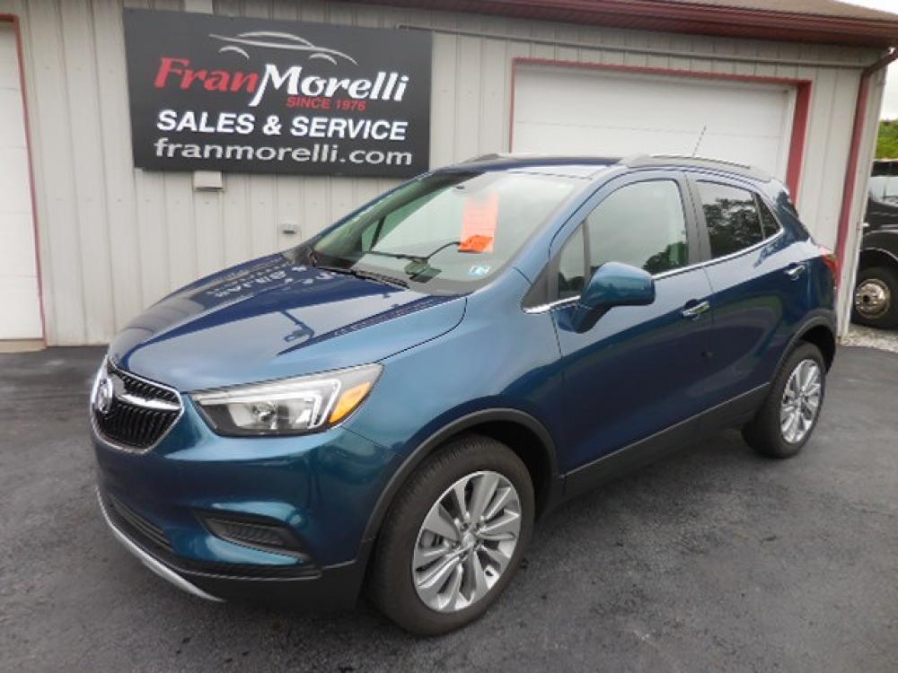 2020 Blue Buick Encore Preferred AWD (KL4CJESB7LB) with an 1.4L L4 DOHC 16V TURBO engine, 6A transmission, located at 8464 Route 219, Brockway, PA, 15824, (814) 265-1330, 41.226871, -78.780518 - Photo #0