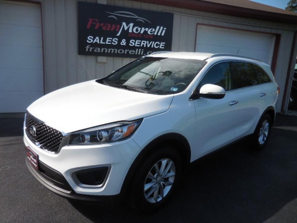 2017 White Kia Sorento L 2WD (5XYPG4A31HG) with an 2.4L L4 DOHC 16V engine, 6A transmission, located at 8464 Route 219, Brockway, PA, 15824, (814) 265-1330, 41.226871, -78.780518 - Photo #0