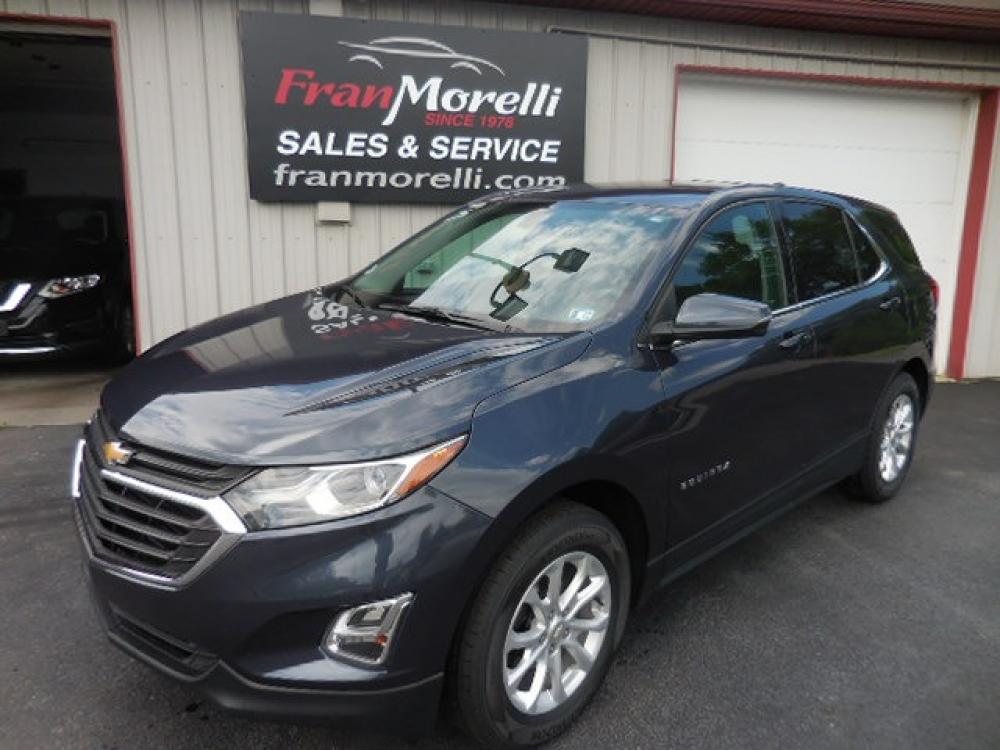 2018 Blue Chevrolet Equinox LT AWD (3GNAXSEV7JL) with an 1.5L L4 DIR DOHC 16V TURBO engine, 6A transmission, located at 8464 Route 219, Brockway, PA, 15824, (814) 265-1330, 41.226871, -78.780518 - Photo #0