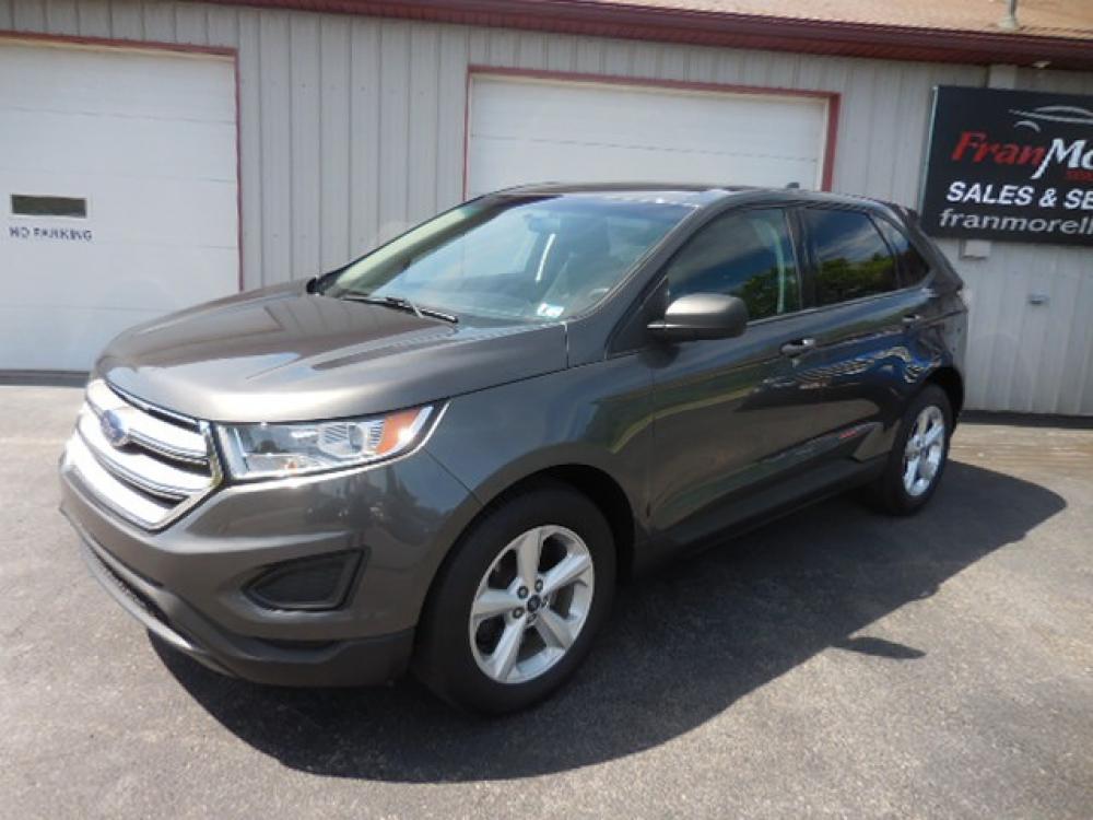 2017 Gray Ford Edge SE AWD (2FMPK4G92HB) with an 2.0L L4 DOHC 16V engine, 6A transmission, located at 8464 Route 219, Brockway, PA, 15824, (814) 265-1330, 41.226871, -78.780518 - Photo #0