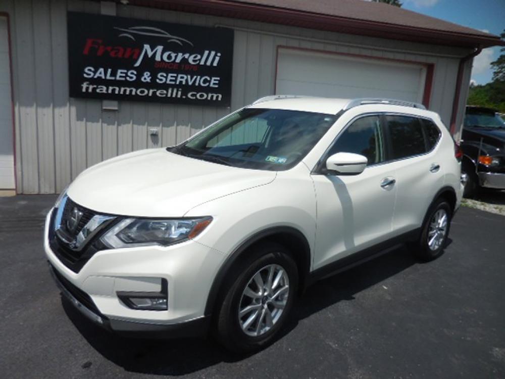 2017 White Nissan Rogue S AWD (KNMAT2MV1HP) with an 2.5L L4 DOHC 16V engine, CVT transmission, located at 8464 Route 219, Brockway, PA, 15824, (814) 265-1330, 41.226871, -78.780518 - Photo #0