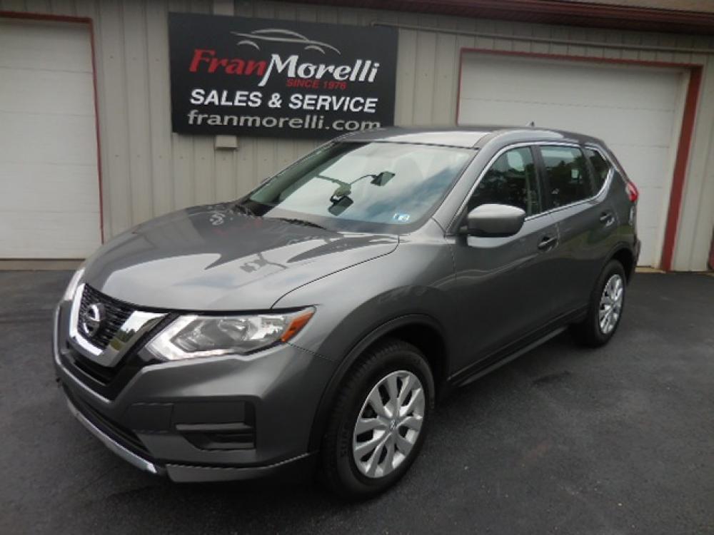 2017 Gray Nissan Rogue S AWD (KNMAT2MV1HP) with an 2.5L L4 DOHC 16V engine, CVT transmission, located at 8464 Route 219, Brockway, PA, 15824, (814) 265-1330, 41.226871, -78.780518 - Good looking pre owned 2017 Nissan Rogue S AWD well equipped and very clean! This Nissan suv is serviced, new inspection, and comes with a 12 month/12000 mile warranty. Hurry in and see the Morelli boys today for a this Nissan, priced well below the retail market. - Photo #0