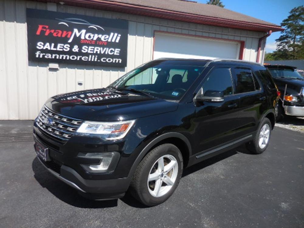 2016 Black Ford Explorer XLT 4WD (1FM5K8DH9GG) with an 2.3L L4 DOHC 16V engine, 6-Speed Automatic transmission, located at 8464 Route 219, Brockway, PA, 15824, (814) 265-1330, 41.226871, -78.780518 - Photo #0