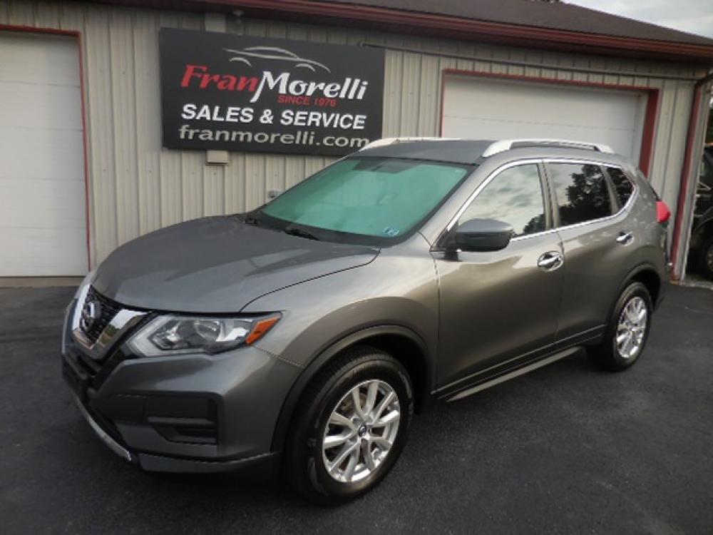 2017 Gray Nissan Rogue S AWD (KNMAT2MV2HP) with an 2.5L L4 DOHC 16V engine, CVT transmission, located at 8464 Route 219, Brockway, PA, 15824, (814) 265-1330, 41.226871, -78.780518 - Very clean and priced to sell. Stop in and check out this 2017 Nissan Rogue SV AWD with 4 cylinder engine, air condition, power windows and locks, power seat, back up camera, cloth interior, factory alloys and only 60,000 miles. This Nissan is serviced, Pa-Inspected, and comes with a 12 month/12000 - Photo #0