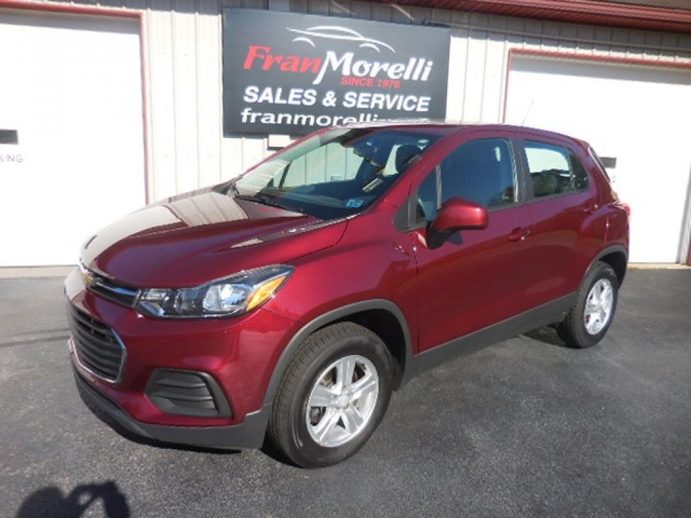 2017 Red Chevrolet Trax LS AWD (3GNCJNSB1HL) with an 1.4L L4 DOHC 16V engine, 6A transmission, located at 8464 Route 219, Brockway, PA, 15824, (814) 265-1330, 41.226871, -78.780518 - Photo #0