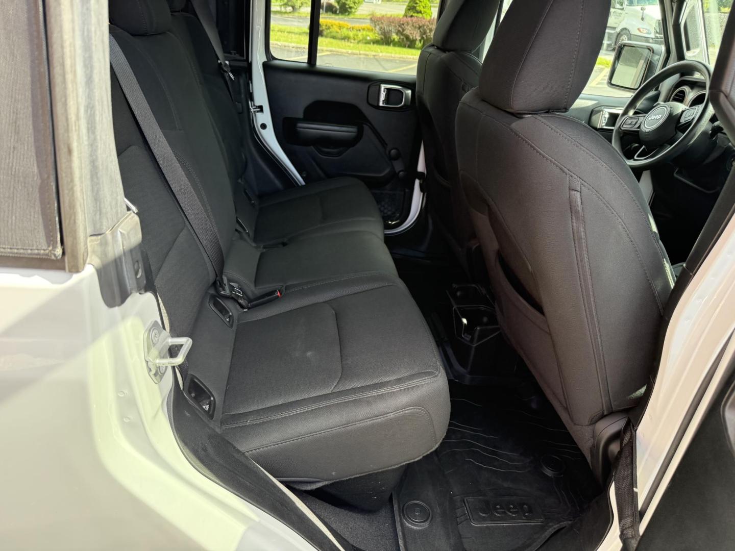 2021 White Jeep Gladiator Sport (1C6HJTAG1ML) with an 3.6L V6 DOHC 24V engine, AUTO transmission, located at 8464 Route 219, Brockway, PA, 15824, (814) 265-1330, 41.226871, -78.780518 - WOW...Don't pass up this next to new 2021 Jeep Gladiator Sport Willys package with 4-wheel drive, automatic, soft top, air condition, blacked out wheels, running boards, factory hitch, and ONLY 63000 miles. This pre owned Jeep is priced to sell. Serviced, Pa-Inspected, and comes with A warranty. Sto - Photo#12