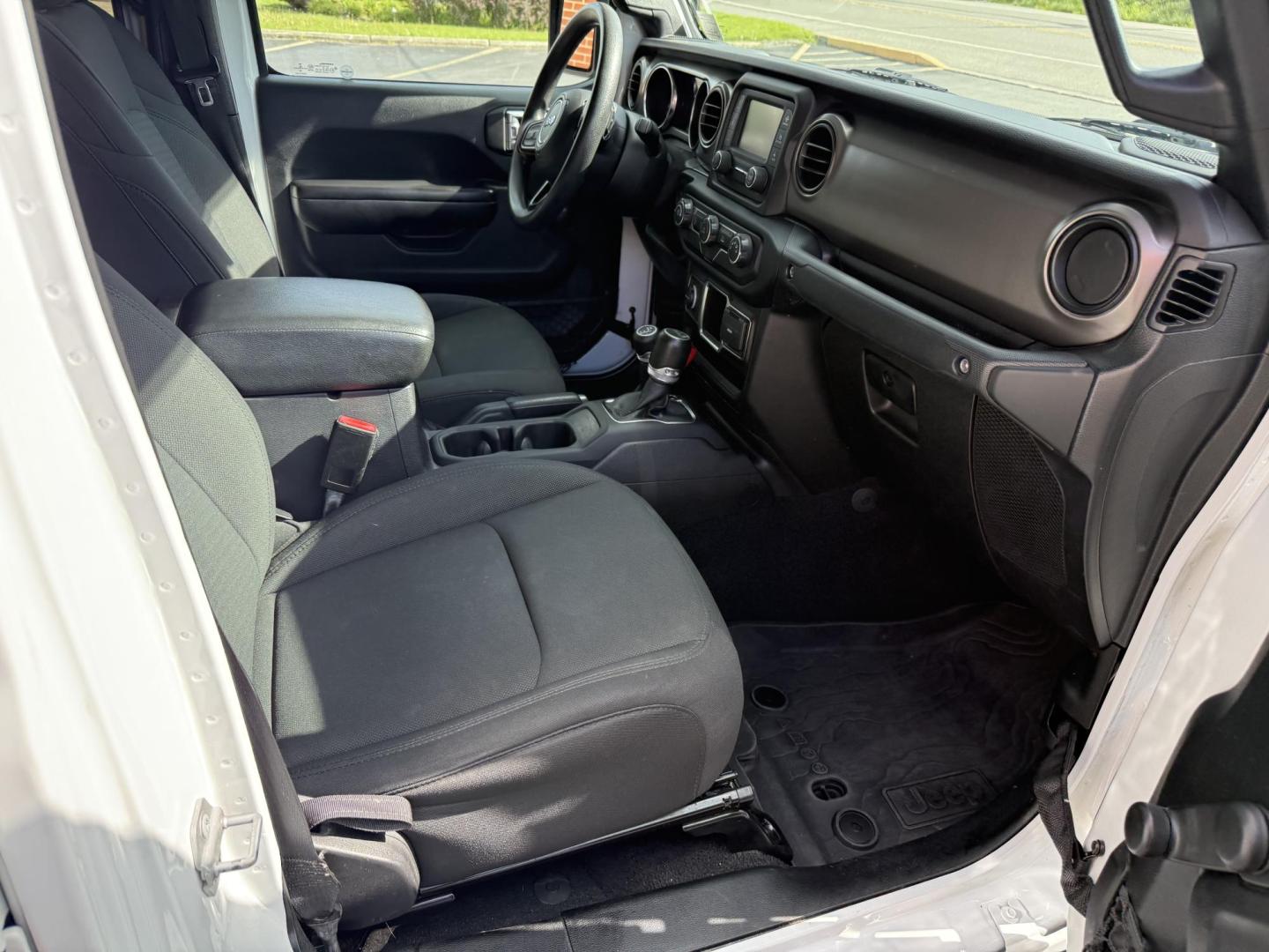 2021 White Jeep Gladiator Sport (1C6HJTAG1ML) with an 3.6L V6 DOHC 24V engine, AUTO transmission, located at 8464 Route 219, Brockway, PA, 15824, (814) 265-1330, 41.226871, -78.780518 - WOW...Don't pass up this next to new 2021 Jeep Gladiator Sport Willys package with 4-wheel drive, automatic, soft top, air condition, blacked out wheels, running boards, factory hitch, and ONLY 63000 miles. This pre owned Jeep is priced to sell. Serviced, Pa-Inspected, and comes with A warranty. Sto - Photo#14