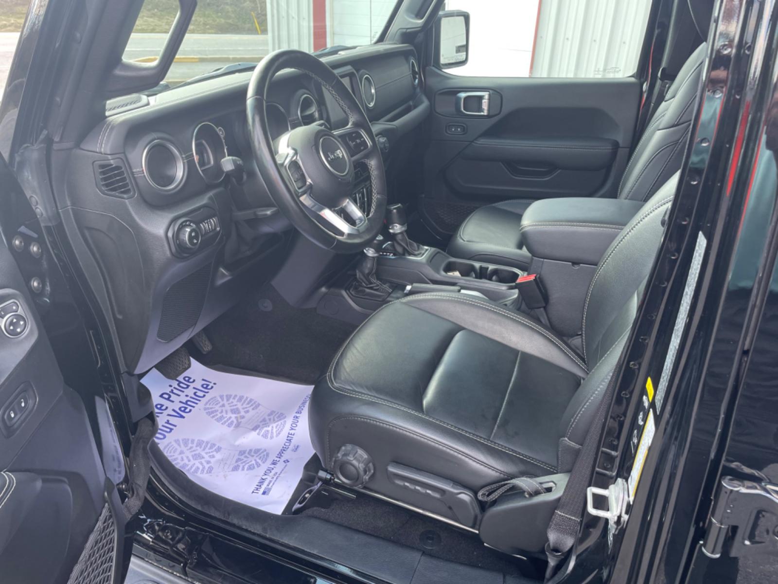 2021 Black Jeep Gladiator Overland (1C6HJTFG9ML) with an 3.6L V6 DOHC 24V engine, automatic transmission, located at 8464 Route 219, Brockway, PA, 15824, (814) 265-1330, 41.226871, -78.780518 - Like new 2021 Jeep Gladiator Overland 4wd extremely nice and well equipped. Leather interior with heated seats, hard top, factory alloys, air condition, power windows and locks, Navigation and ONLY 38000 miles. Serviced, Pa-Inspected and comes with factory warranty. Must see Jeep truck for a great p - Photo #2