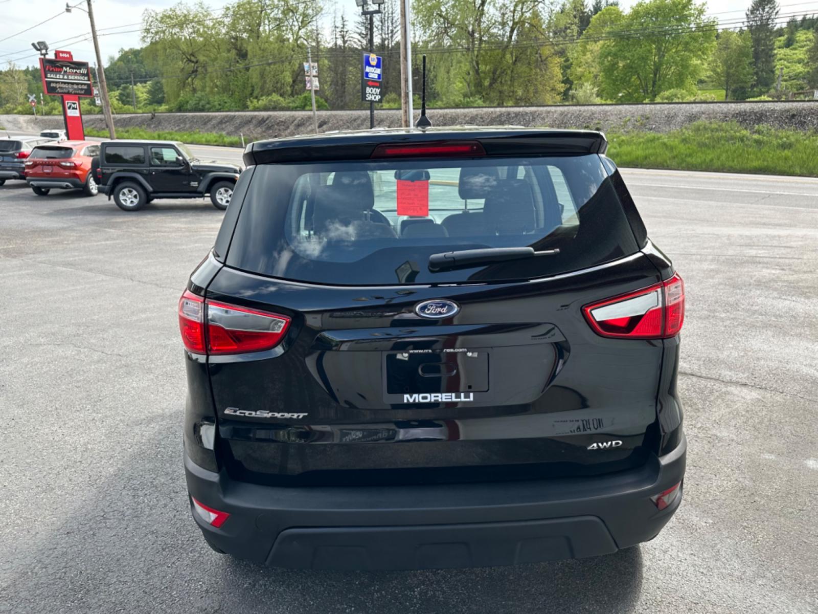 2019 Black Ford EcoSport S AWD (MAJ6S3FL0KC) with an 2.0L L4 DOHC 16V engine, 6A transmission, located at 8464 Route 219, Brockway, PA, 15824, (814) 265-1330, 41.226871, -78.780518 - Good looking 2019 Ford Ecosport S 4wd with very low miles and well equipped. 4 cylinder engine, air condition, power windows and locks, factory wheels and ONLY 19500 miles. This Ford suv is serviced and comes with a warranty. - Photo #12