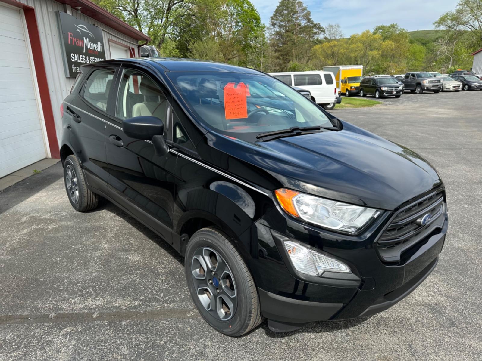 2019 Black Ford EcoSport S AWD (MAJ6S3FL0KC) with an 2.0L L4 DOHC 16V engine, 6A transmission, located at 8464 Route 219, Brockway, PA, 15824, (814) 265-1330, 41.226871, -78.780518 - Good looking 2019 Ford Ecosport S 4wd with very low miles and well equipped. 4 cylinder engine, air condition, power windows and locks, factory wheels and ONLY 19500 miles. This Ford suv is serviced and comes with a warranty. - Photo #21