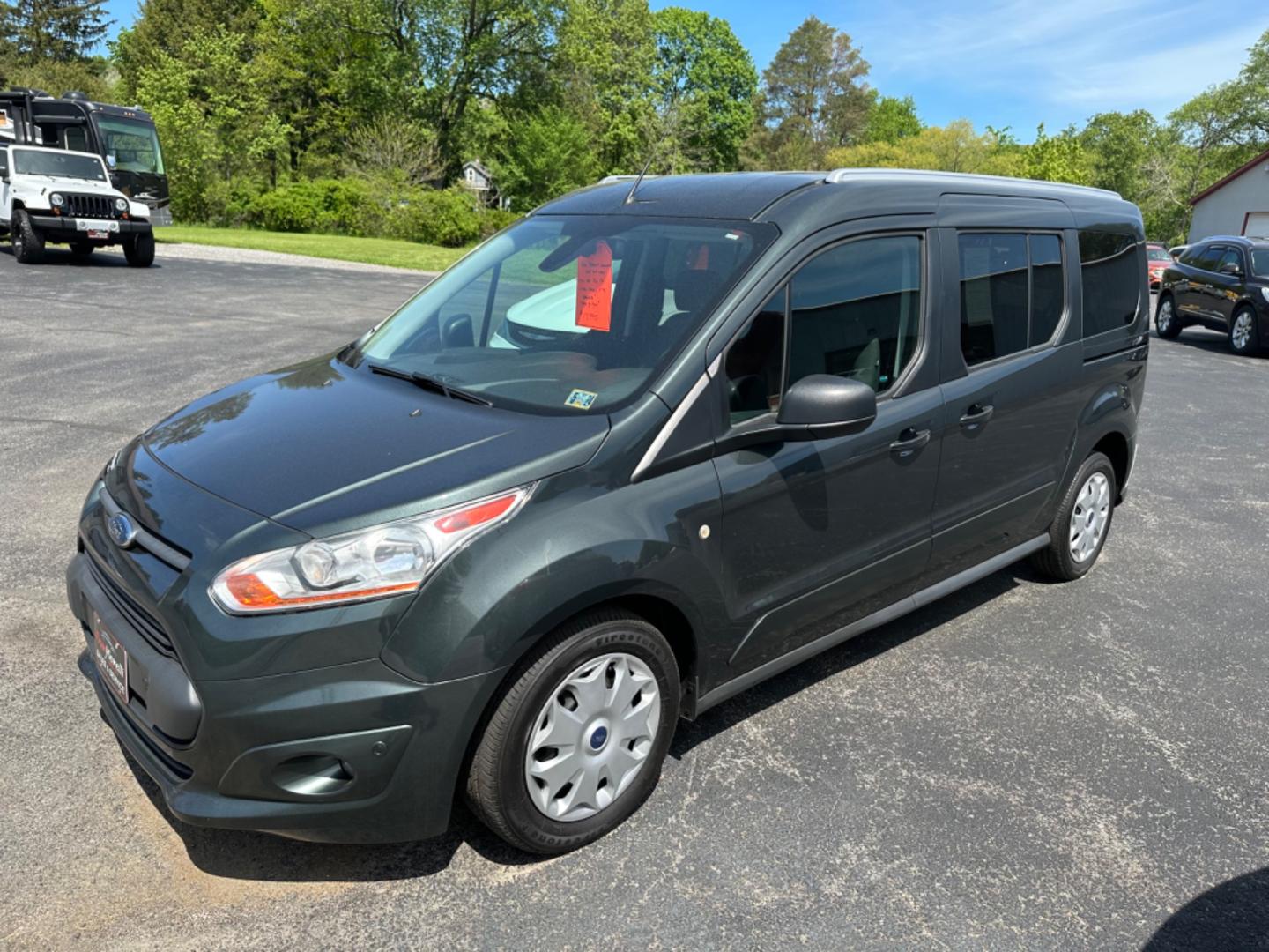 2017 Green Ford Transit Connect Wagon XLT w/Rear Liftgate LWB (NM0GE9F75H1) with an 2.5L L4 DOHC 16V engine, 6A transmission, located at 8464 Route 219, Brockway, PA, 15824, (814) 265-1330, 41.226871, -78.780518 - HARD TO FIND VEHICLE AND WE HAVE THE RIGHT ONE! Stop in and check out this pre owned 2017 Ford Transit Connect XLT long wheel base. Serviced, comes equipped with 5 passenger, air condition, power seat, rear a/c factory alloys and much more. - Photo#0