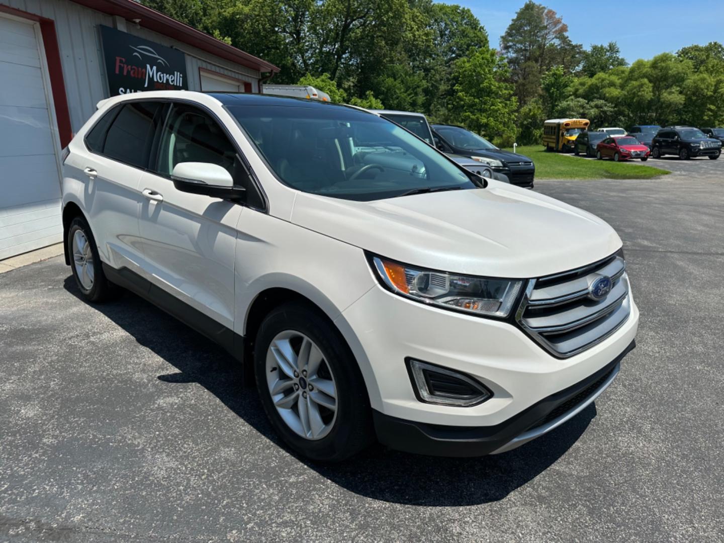 2016 White Ford Edge SEL AWD (2FMPK4J97GB) with an 2.0L L4 DOHC 16V engine, 6A transmission, located at 8464 Route 219, Brockway, PA, 15824, (814) 265-1330, 41.226871, -78.780518 - MUST SEE...CLEAN, WELL TAKEN CARE OF 2016 Ford Edge SEL AWD with leather interior, power/heated front seats, air condition, pano roof, navigation, and ONLY 45000 miles. This Ford suv is serviced, inspected, and comes with a warranty. - Photo#22