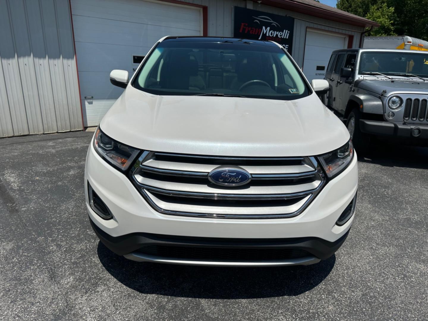 2016 White Ford Edge SEL AWD (2FMPK4J97GB) with an 2.0L L4 DOHC 16V engine, 6A transmission, located at 8464 Route 219, Brockway, PA, 15824, (814) 265-1330, 41.226871, -78.780518 - MUST SEE...CLEAN, WELL TAKEN CARE OF 2016 Ford Edge SEL AWD with leather interior, power/heated front seats, air condition, pano roof, navigation, and ONLY 45000 miles. This Ford suv is serviced, inspected, and comes with a warranty. - Photo#23