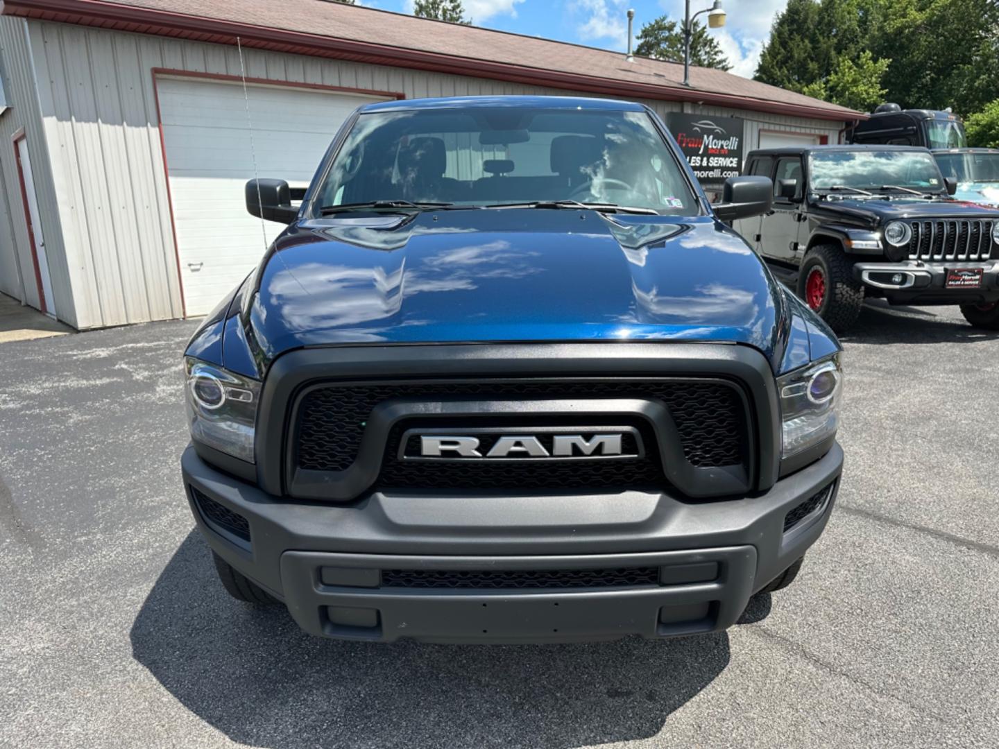 2022 Blue RAM 1500 SLT Quad Cab 4WD (1C6RR7GG3NS) with an 3.6L V6 DOHC 24V FFV engine, 8A transmission, located at 8464 Route 219, Brockway, PA, 15824, (814) 265-1330, 41.226871, -78.780518 - Local 1-owner with ONLY 1200 miles. Warlock package with 3.6/V6, air condition, power windows and locks, factory alloys, hitch, and next to new. Lots of factory remaining warranty. - Photo#18