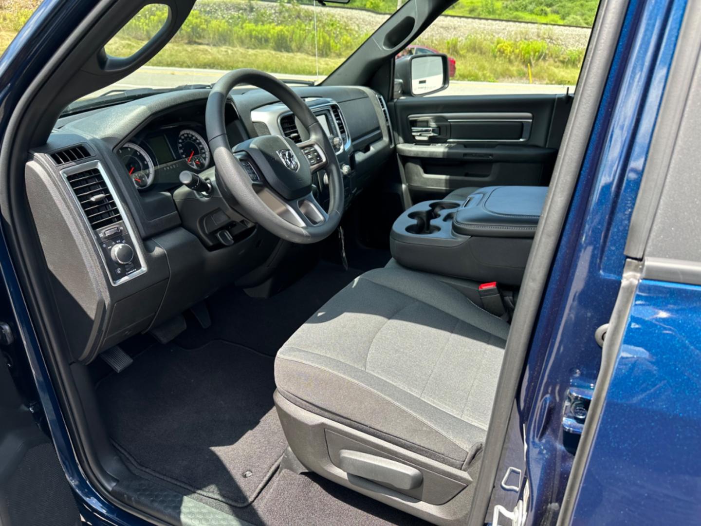 2022 Blue RAM 1500 SLT Quad Cab 4WD (1C6RR7GG3NS) with an 3.6L V6 DOHC 24V FFV engine, 8A transmission, located at 8464 Route 219, Brockway, PA, 15824, (814) 265-1330, 41.226871, -78.780518 - Local 1-owner with ONLY 1200 miles. Warlock package with 3.6/V6, air condition, power windows and locks, factory alloys, hitch, and next to new. Lots of factory remaining warranty. - Photo#3