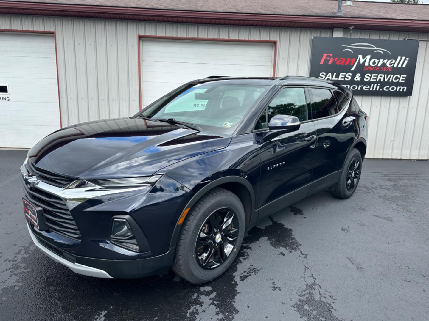 2020 Blue Chevrolet Blazer 2LT AWD (3GNKBHR45LS) with an 2.0L L4 DOHC 16 TURBO engine, 9A transmission, located at 8464 Route 219, Brockway, PA, 15824, (814) 265-1330, 41.226871, -78.780518 - Photo#0