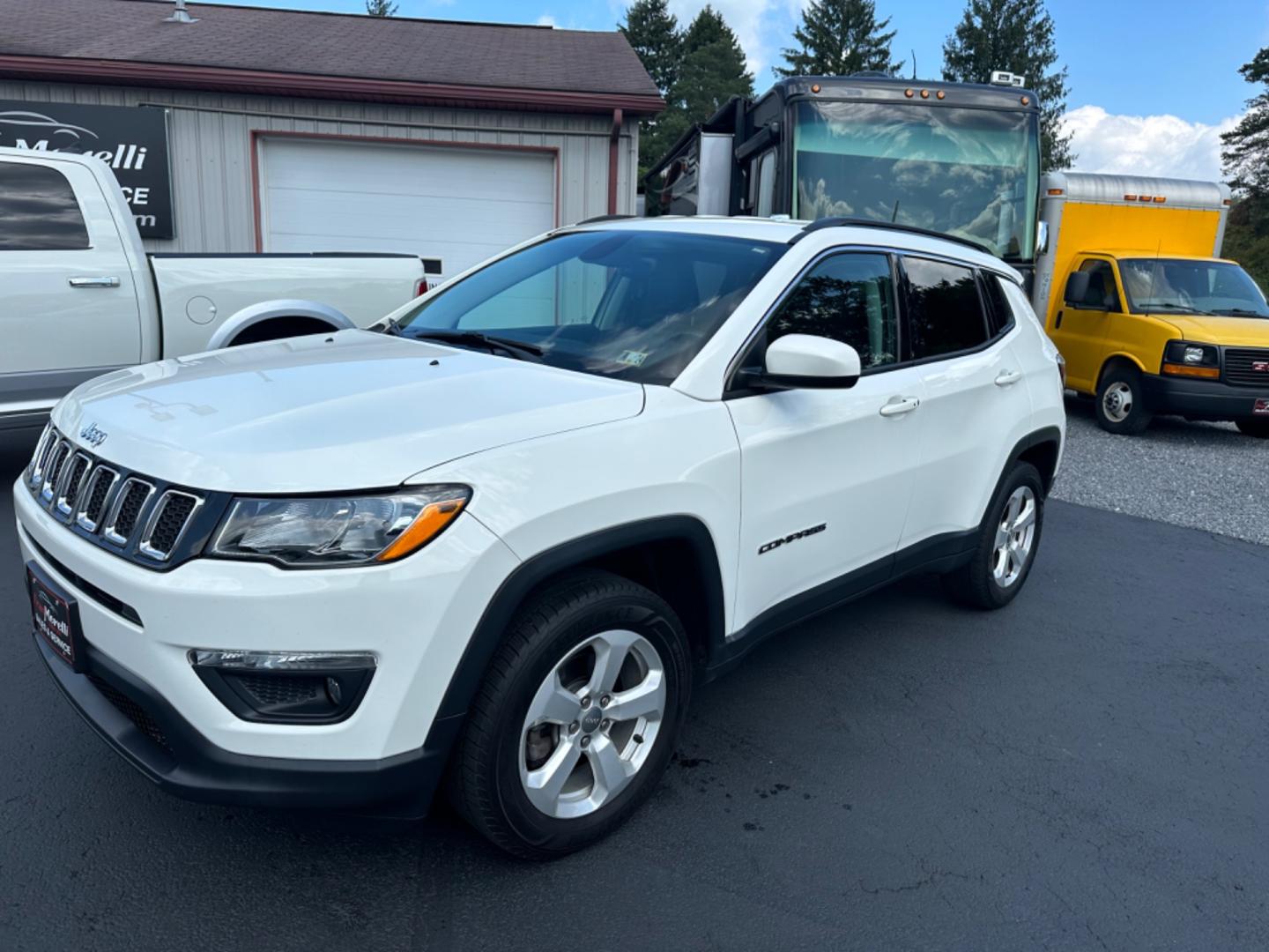 2017 White Jeep Compass Sport 4WD (3C4NJDBB3HT) with an 2.4L L4 DOHC 16V engine, located at 8464 Route 219, Brockway, PA, 15824, (814) 265-1330, 41.226871, -78.780518 - Very clean and well taken care of 2017 Jeep Compass Latitude 4wd with 4 cyclinder engine, air condition, power windows and locks, factory alloys, and only 55000 miles. This Jeep is serviced, inpsected, and comes with a warranty. - Photo#0