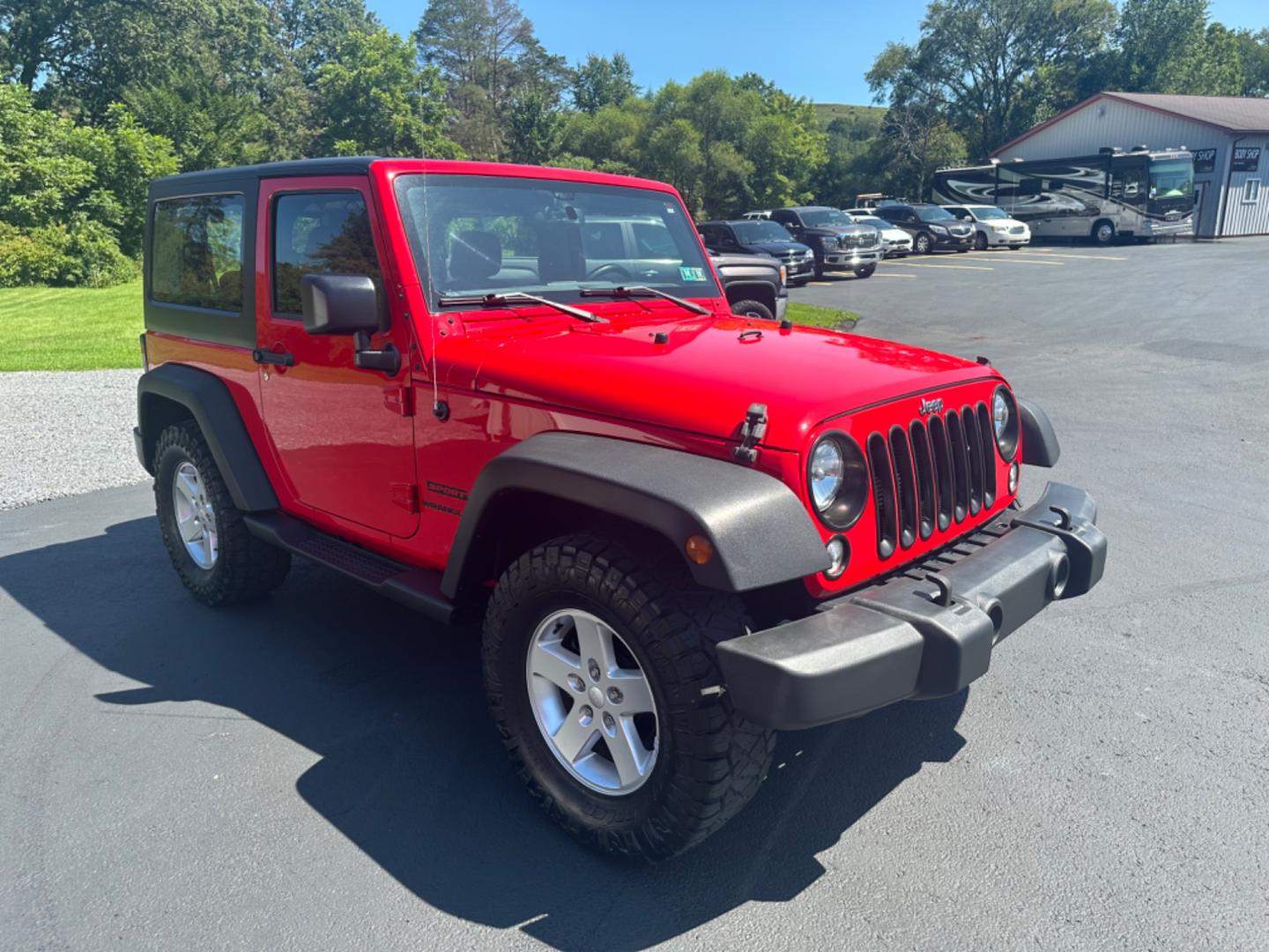 2015 Red Jeep Wrangler Sport 4WD (1C4AJWAG3FL) with an 3.6L V6 DOHC 24V FFV engine, located at 8464 Route 219, Brockway, PA, 15824, (814) 265-1330, 41.226871, -78.780518 - Super clean 2015 Jeep Wrangler Sport 4wd 2door with hard top, V6, automatic, air condition, power windows and locks, and alloys. This Jeep is serviced and ready to go. - Photo#15