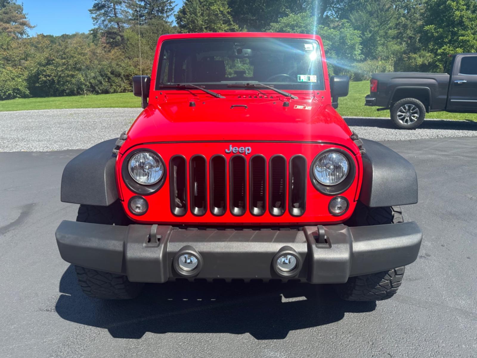 2015 Red Jeep Wrangler Sport 4WD (1C4AJWAG3FL) with an 3.6L V6 DOHC 24V FFV engine, located at 8464 Route 219, Brockway, PA, 15824, (814) 265-1330, 41.226871, -78.780518 - Photo #16