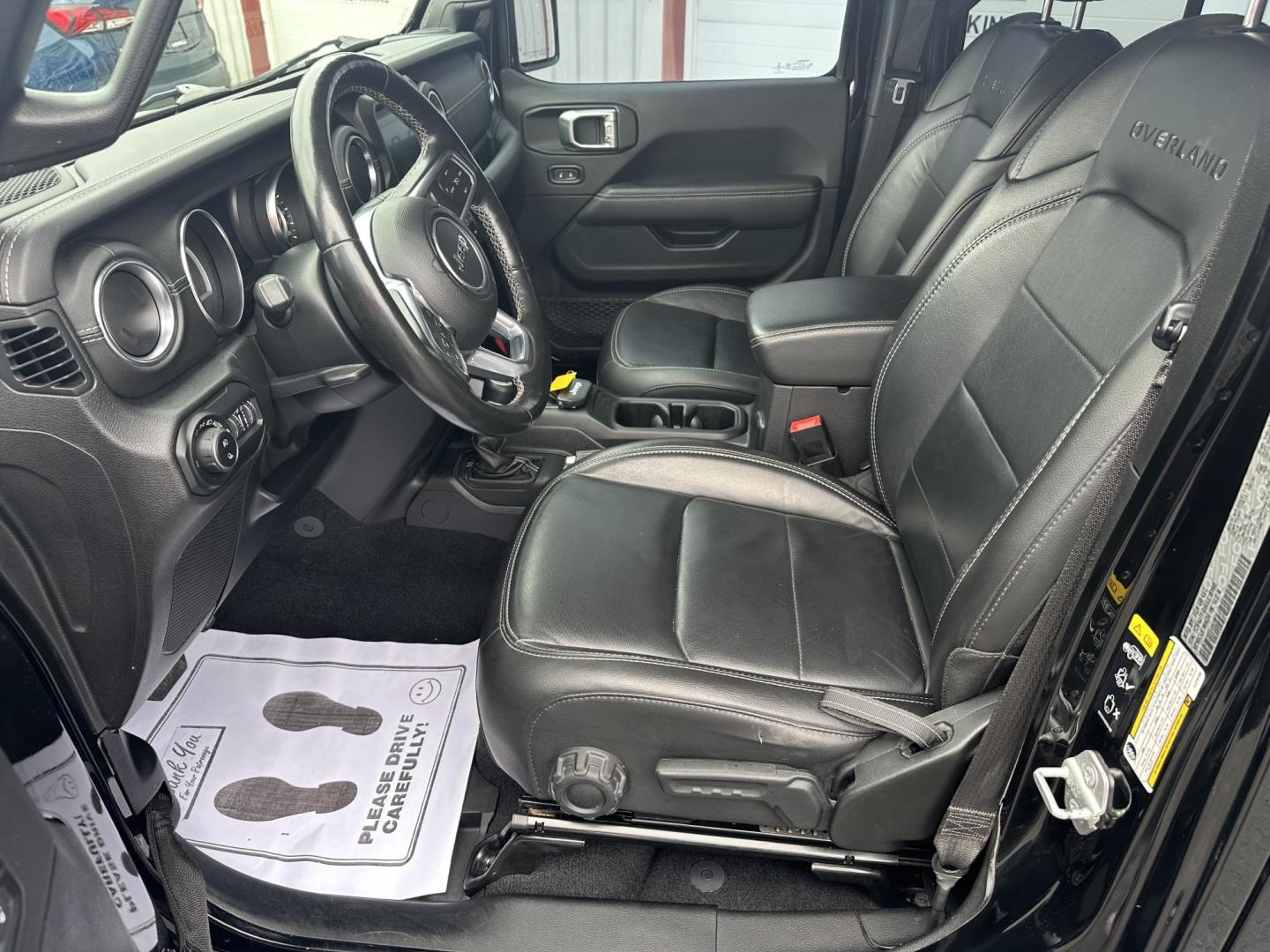 2020 Black Jeep Gladiator (1C6HJTFG9LL) with an 6 engine, automatic transmission, located at 8464 Route 219, Brockway, PA, 15824, (814) 265-1330, 41.226871, -78.780518 - Good looking pre owned 2020 Jeep Gladiator Overland with 4wd, leather interior with heated front seats, hard top, factory alloys, navigation, and much more. ONLY 46800 miles on this Jeep truck. Comes serviced and warranty. Save $$$$ now on this used Gladiator. - Photo#3