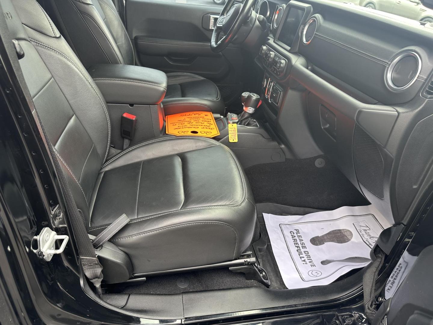 2020 Black Jeep Gladiator (1C6HJTFG9LL) with an 6 engine, automatic transmission, located at 8464 Route 219, Brockway, PA, 15824, (814) 265-1330, 41.226871, -78.780518 - Good looking pre owned 2020 Jeep Gladiator Overland with 4wd, leather interior with heated front seats, hard top, factory alloys, navigation, and much more. ONLY 46800 miles on this Jeep truck. Comes serviced and warranty. Save $$$$ now on this used Gladiator. - Photo#17