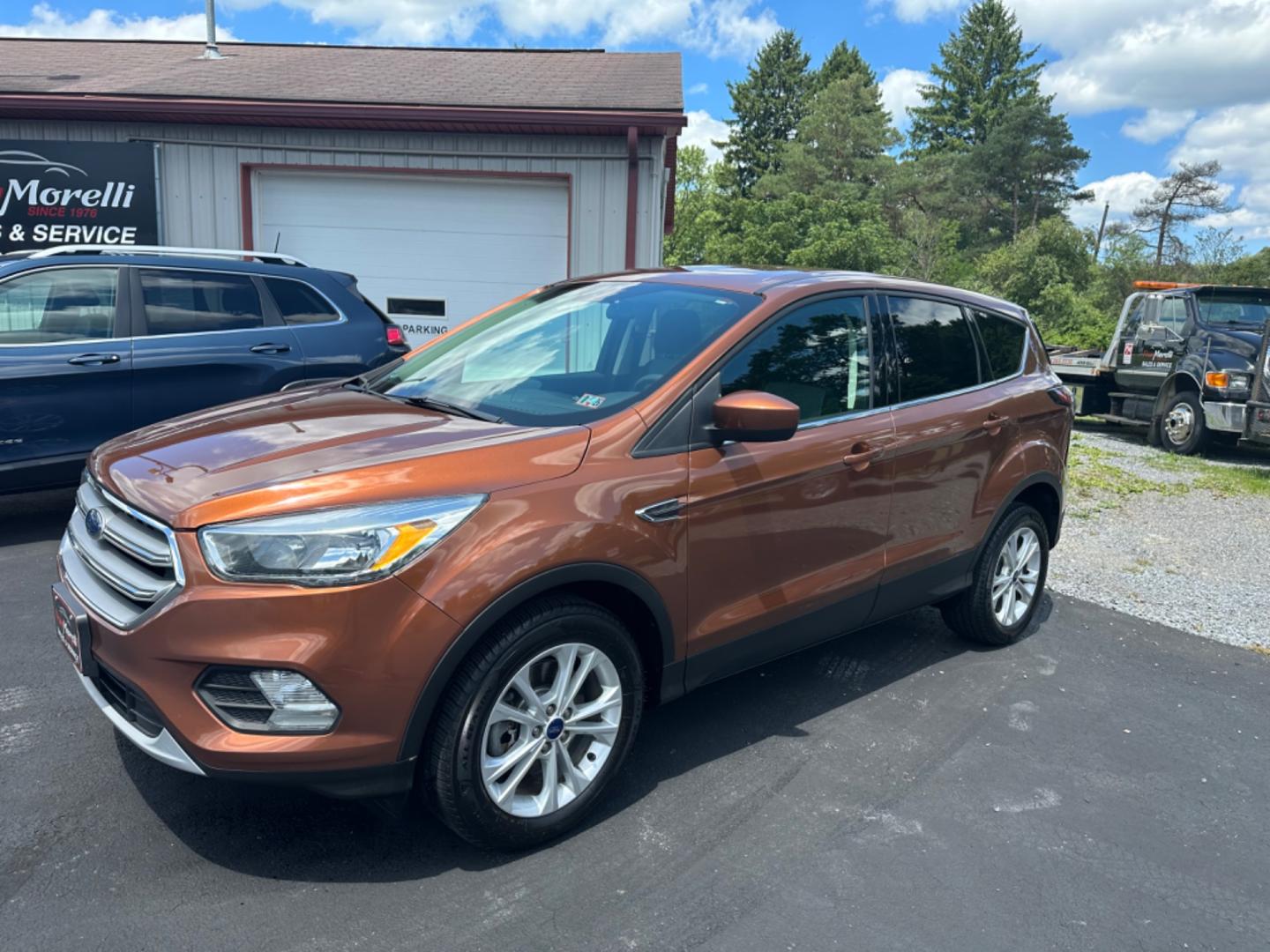 2017 DK RED Ford Escape (1FMCU9GD8HU) with an 4 engine, automatic transmission, located at 8464 Route 219, Brockway, PA, 15824, (814) 265-1330, 41.226871, -78.780518 - Great price on this pre owned 2017 Ford Escape Se 4wd with 4 cylinder engine, air condition, power windows and locks, power/heated front seats, factory alloys and much more. This Ford is serviced and ready to go. - Photo#0