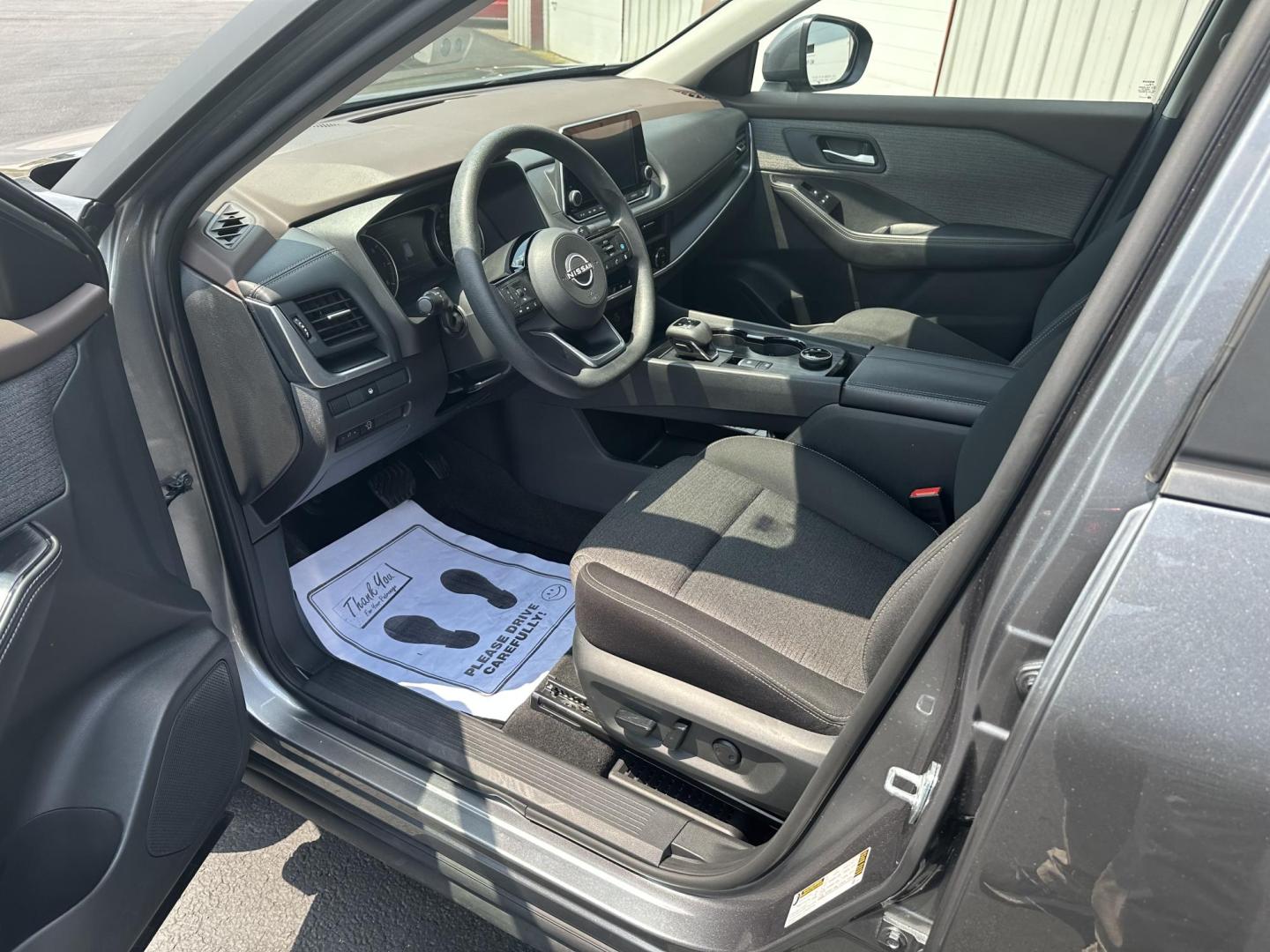 2023 Gray Nissan Rogue SV AWD (5N1BT3BB1PC) with an 2.5L L4 DOHC 16V engine, CVT transmission, located at 8464 Route 219, Brockway, PA, 15824, (814) 265-1330, 41.226871, -78.780518 - Fresh new arrival with low miles, well equipped, and price to sell! Stop in and check out this 2023 Nissan Rogue SV AWD with pwr seat, air condition, power windows and locks, factory alloys, big screen radio with back up camera, and much more. Serviced and comes with factory warranty. - Photo#1