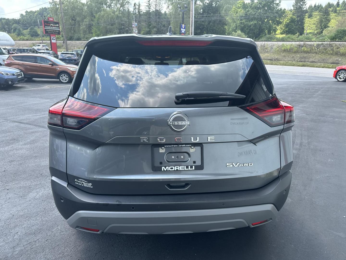 2023 Gray Nissan Rogue SV AWD (5N1BT3BB1PC) with an 2.5L L4 DOHC 16V engine, CVT transmission, located at 8464 Route 219, Brockway, PA, 15824, (814) 265-1330, 41.226871, -78.780518 - Fresh new arrival with low miles, well equipped, and price to sell! Stop in and check out this 2023 Nissan Rogue SV AWD with pwr seat, air condition, power windows and locks, factory alloys, big screen radio with back up camera, and much more. Serviced and comes with factory warranty. - Photo#9