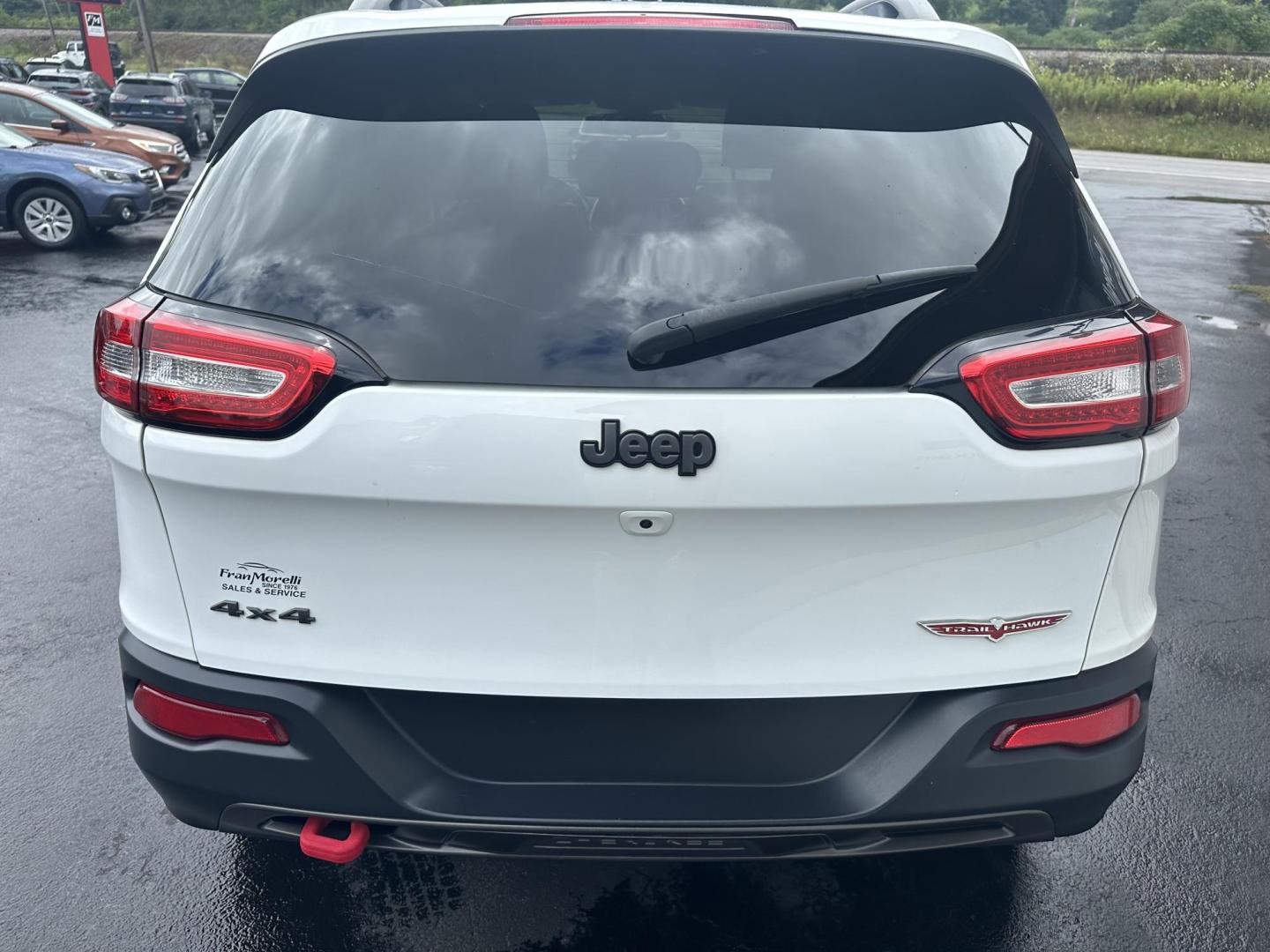 2017 White Jeep Cherokee Trailhawk 4WD (1C4PJMBS2HW) with an 3.2L V6 DOHC 24V engine, 9A transmission, located at 8464 Route 219, Brockway, PA, 15824, (814) 265-1330, 41.226871, -78.780518 - Fresh local trade in with lots of equipment and well taken care of. 2017 Jeep Cherokee Trailhawk 4wd with V6, air condition, power options, factory alloys and much more. Low miles, serviced, and ready to go. - Photo#8