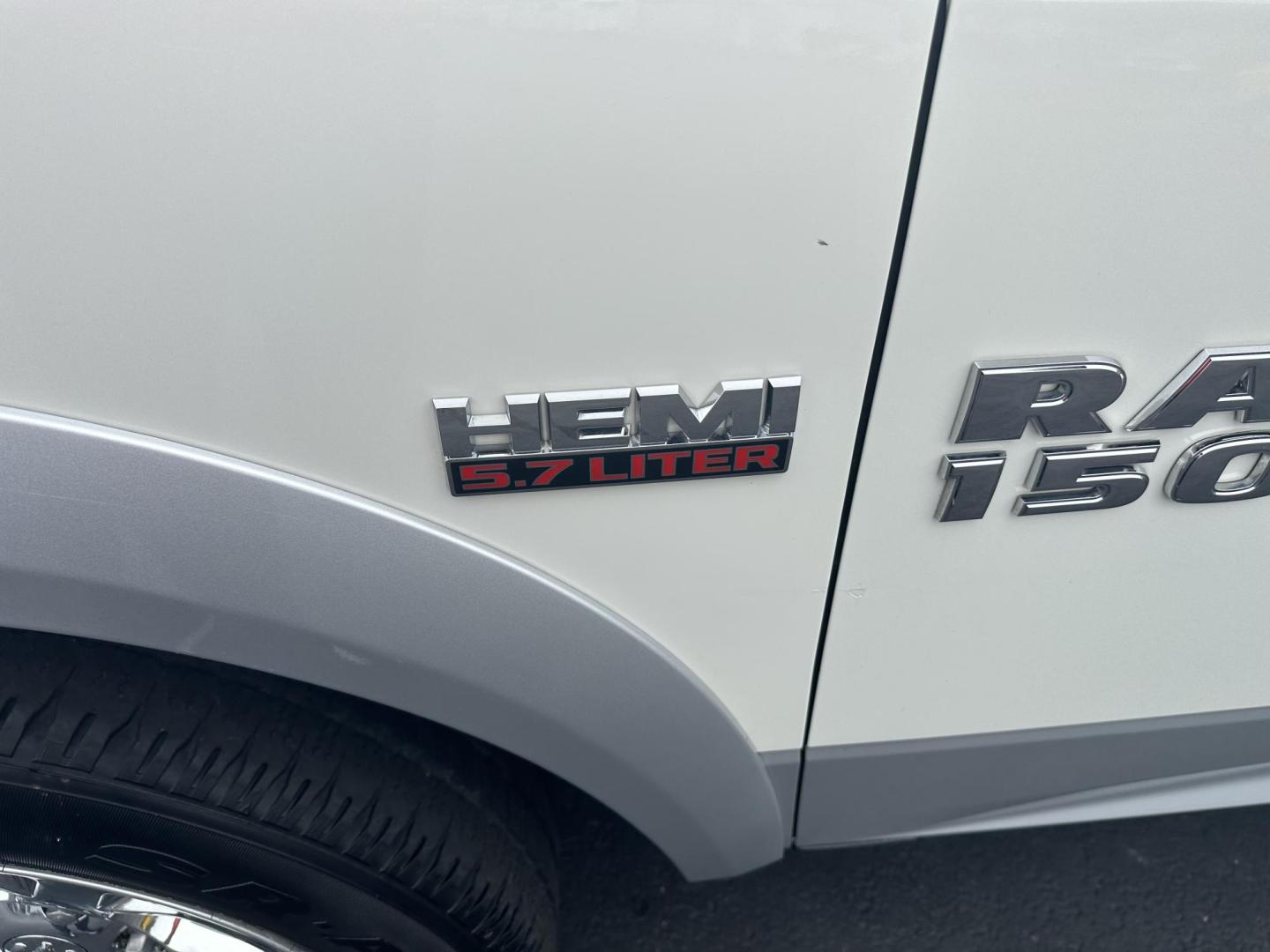 2017 White RAM 1500 Laramie Crew Cab SWB 4WD (1C6RR7NT7HS) with an 5.7L V8 OHV 16V engine, 8A transmission, located at 8464 Route 219, Brockway, PA, 15824, (814) 265-1330, 41.226871, -78.780518 - Photo#1