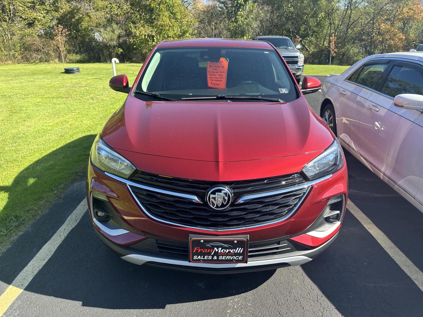 2022 Red Buick Encore GX Preferred AWD (KL4MMCSL7NB) with an 1.3L L3 TURBO engine, 9A transmission, located at 8464 Route 219, Brockway, PA, 15824, (814) 265-1330, 41.226871, -78.780518 - Photo#18