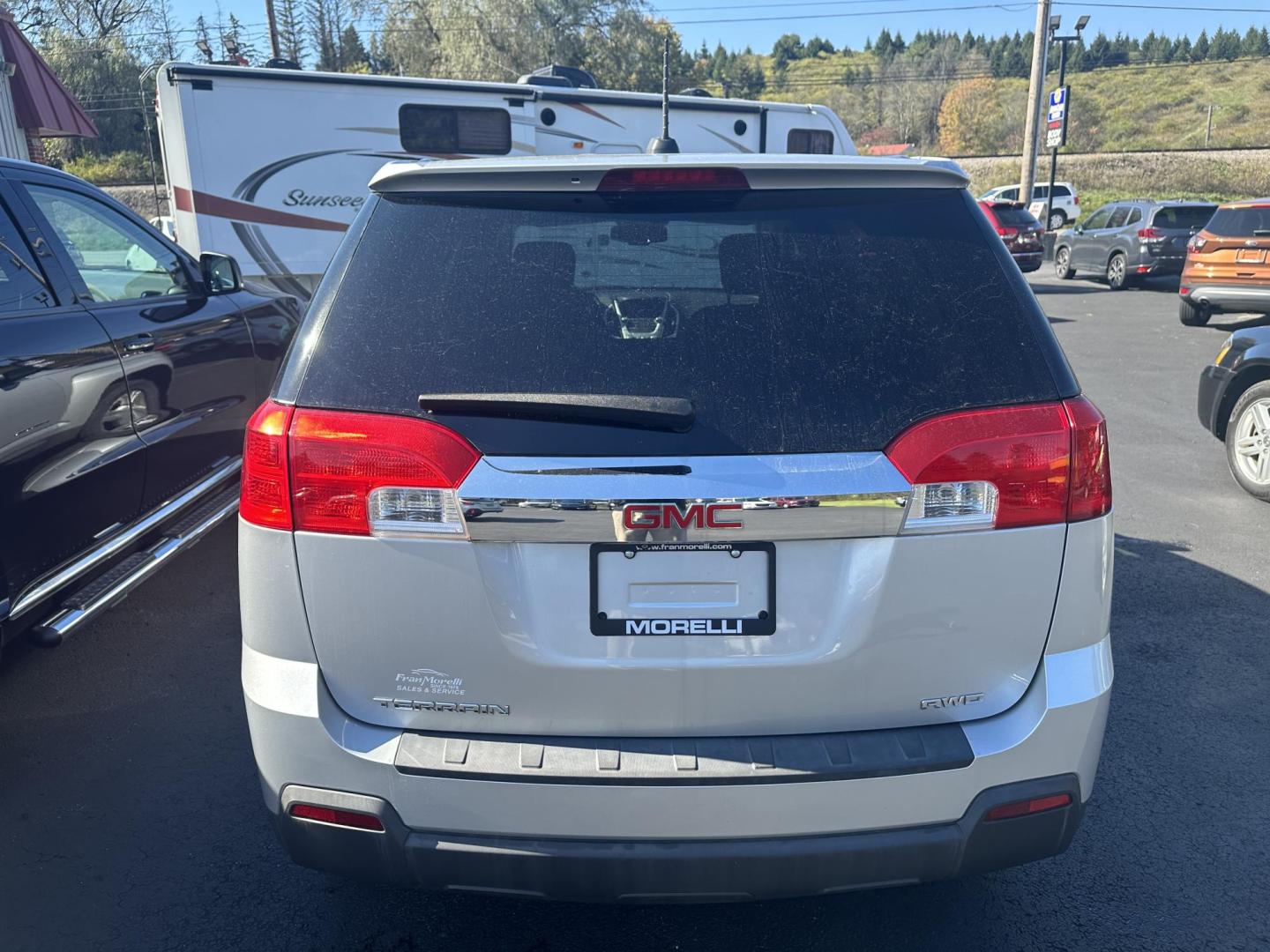 2015 Silver GMC Terrain SLE1 AWD (2GKFLVEKXF6) with an 2.4L L4 DOHC 16V FFV engine, 6-Speed Automatic transmission, located at 8464 Route 219, Brockway, PA, 15824, (814) 265-1330, 41.226871, -78.780518 - Fresh local trade in very nice condition and serviced up. Comes with a new inspection. Hurry in this one won't last long. - Photo#8