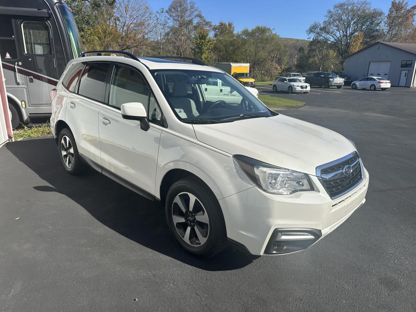 2017 White Subaru Forester 2.5i Premium PZEV CVT (JF2SJADC2HH) with an 2.5L H4 SOHC 16V engine, CVT transmission, located at 8464 Route 219, Brockway, PA, 15824, (814) 265-1330, 41.226871, -78.780518 - A MUST SEE CAR...This 2017 Subaru Forester AWD is very nicely equipped and comes with low miles. Serviced and priced to sell. ONLY 48000 miles, heated front seats, pano roof, alloy wheels and much more. - Photo#18