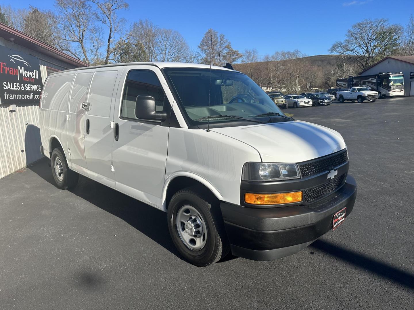 2018 White Chevrolet Express 2500 Cargo (1GCWGAFP1J1) with an 4.3L V6 engine, 6A transmission, located at 8464 Route 219, Brockway, PA, 15824, (814) 265-1330, 41.226871, -78.780518 - Must see 2018 Chev G2500 Cargo van with inside bins and racks. Air condition, power windows and locks, and much more. This van was well taken care of. Serviced up and ready to go. - Photo#17