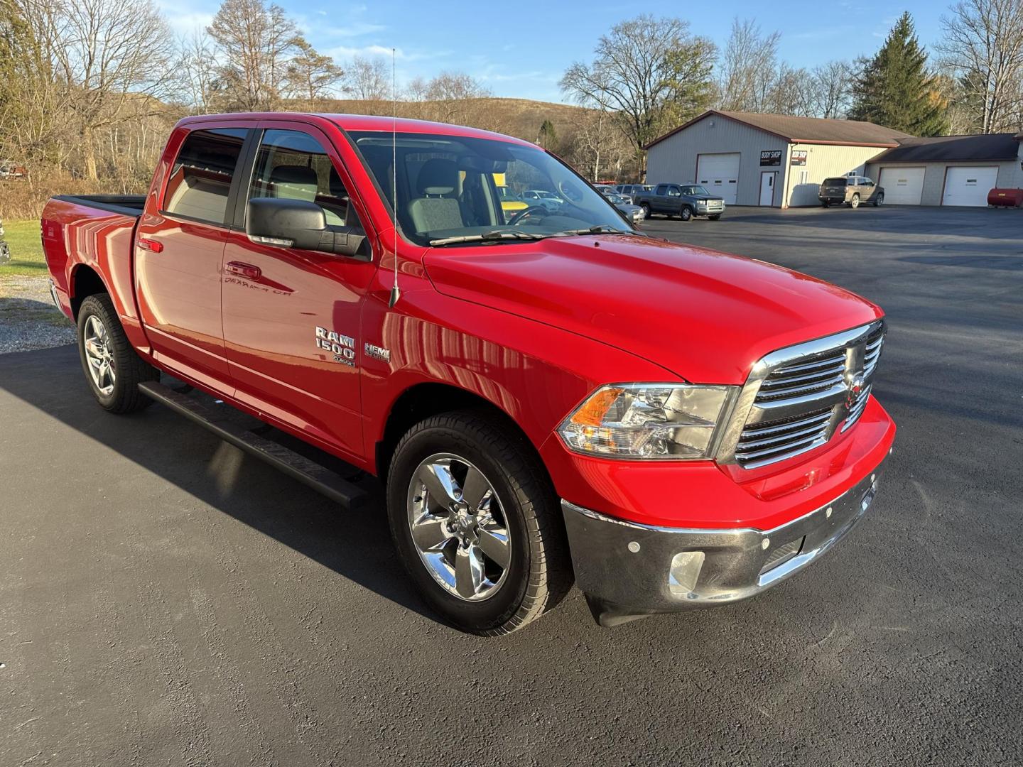 2019 Red RAM 1500 SLT Crew Cab SWB 4WD (1C6RR7LTXKS) with an 5.7L V8 OHV 16V engine, 8A transmission, located at 8464 Route 219, Brockway, PA, 15824, (814) 265-1330, 41.226871, -78.780518 - Sharp looking 2019 Ram 1500 Crew cab Big horn 4wd with Hemi, air condition, power windows and locks, power seat, 20's, spray in liner, factory hitch and ONLY 76000 miles. Serviced up and ready to go. - Photo#19