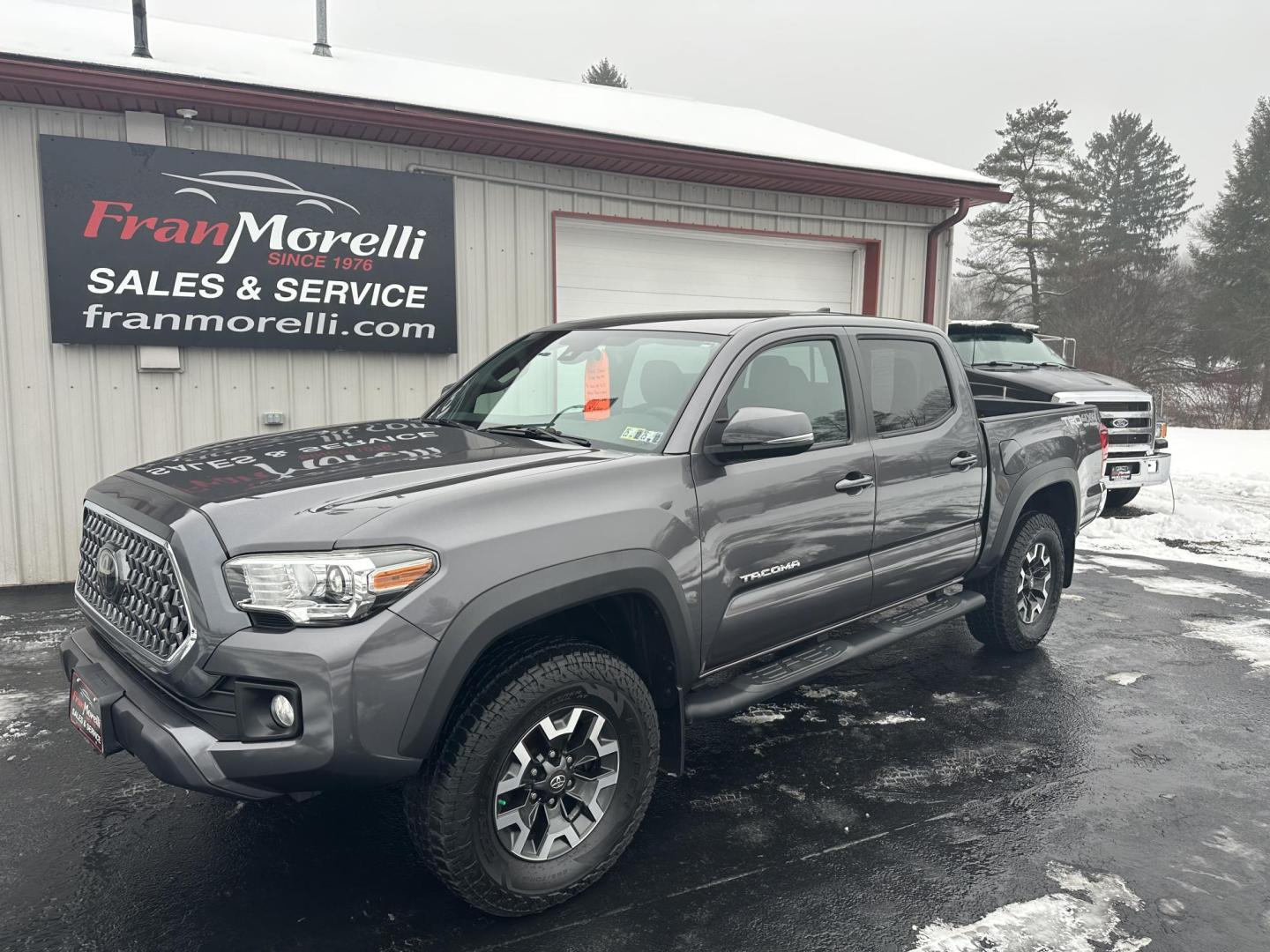 2018 Gray Toyota Tacoma SR5 Double Cab Long Bed V6 6AT 4WD (5TFCZ5AN9JX) with an 3.6L V6 DOHC 24V engine, 6A transmission, located at 8464 Route 219, Brockway, PA, 15824, (814) 265-1330, 41.226871, -78.780518 - Must see pre owned 2018 Toyota Tacoma Dcab SR5 with TRD off road package, new tires, new brakes and serviced up. This Toyota truck is very clean inside out and out and very well taken care of. Priced to sell and under retail so hurry in this one shouldn't last long. - Photo#0