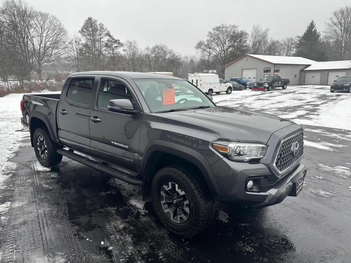 2018 Gray Toyota Tacoma SR5 Double Cab Long Bed V6 6AT 4WD (5TFCZ5AN9JX) with an 3.6L V6 DOHC 24V engine, 6A transmission, located at 8464 Route 219, Brockway, PA, 15824, (814) 265-1330, 41.226871, -78.780518 - Must see pre owned 2018 Toyota Tacoma Dcab SR5 with TRD off road package, new tires, new brakes and serviced up. This Toyota truck is very clean inside out and out and very well taken care of. Priced to sell and under retail so hurry in this one shouldn't last long. - Photo#14