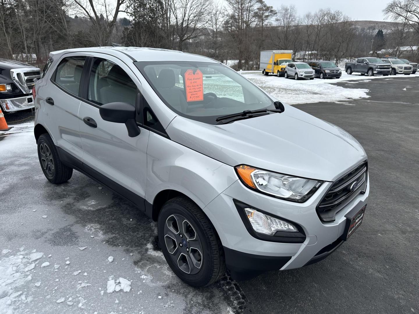 2022 Silver Ford EcoSport S AWD (MAJ6S3FL3NC) with an 2.0L L4 DOHC 16V engine, 6A transmission, located at 8464 Route 219, Brockway, PA, 15824, (814) 265-1330, 41.226871, -78.780518 - Very clean and well taken care of 2022 Ford Ecosport S 4wd with air condition, power windows and locks, factory alloy wheels and only 29000 miles. This Ford is serviced, Pa-Inspected and comes with factory warranty. Hurry in this one shouldn't last long at this price. - Photo#16