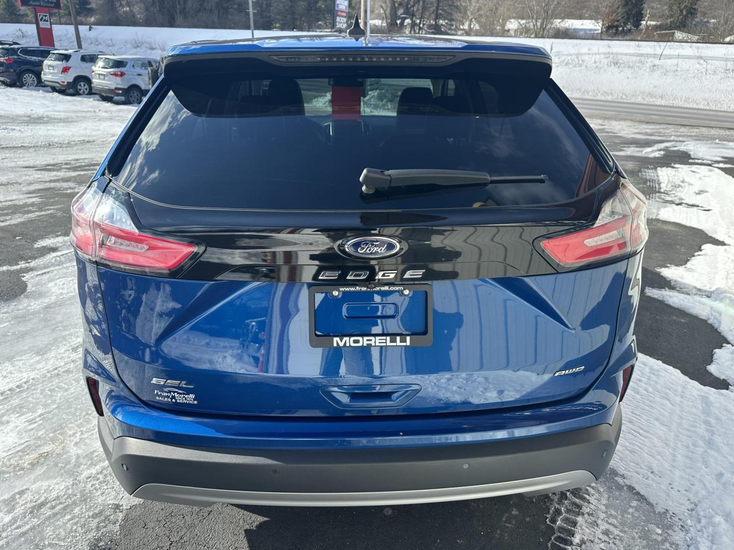 2022 Blue Ford Edge SEL AWD (2FMPK4J9XNB) with an 2.0L L4 DOHC 16V engine, 6A transmission, located at 8464 Route 219, Brockway, PA, 15824, (814) 265-1330, 41.226871, -78.780518 - Photo#9