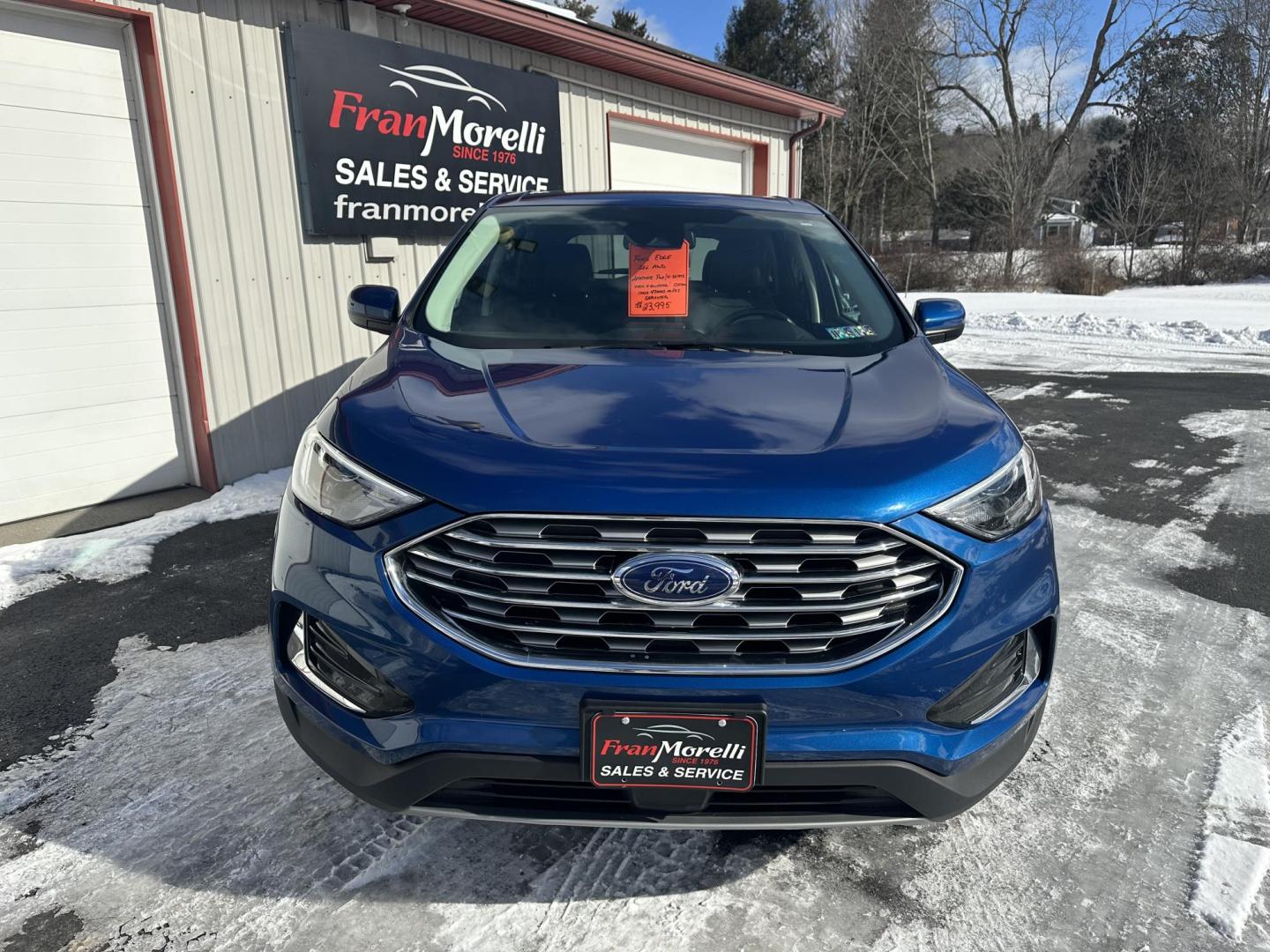 2022 Blue Ford Edge SEL AWD (2FMPK4J9XNB) with an 2.0L L4 DOHC 16V engine, 6A transmission, located at 8464 Route 219, Brockway, PA, 15824, (814) 265-1330, 41.226871, -78.780518 - Photo#18