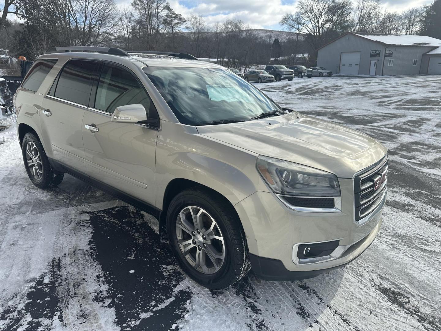 2014 Tan GMC Acadia SLT-1 AWD (1GKKVRKD3EJ) with an 3.6L V6 DOHC 24V engine, 6-Speed Automatic transmission, located at 8464 Route 219, Brockway, PA, 15824, (814) 265-1330, 41.226871, -78.780518 - Very clean locally traded in with lots of equipment. This 2014 GMC Acadia SLT AWD is equipped with leather interior, captain chairs, 3rd row seating, sunroof and much more. Serviced up and ready to go. Great price on this Acadia. - Photo#18