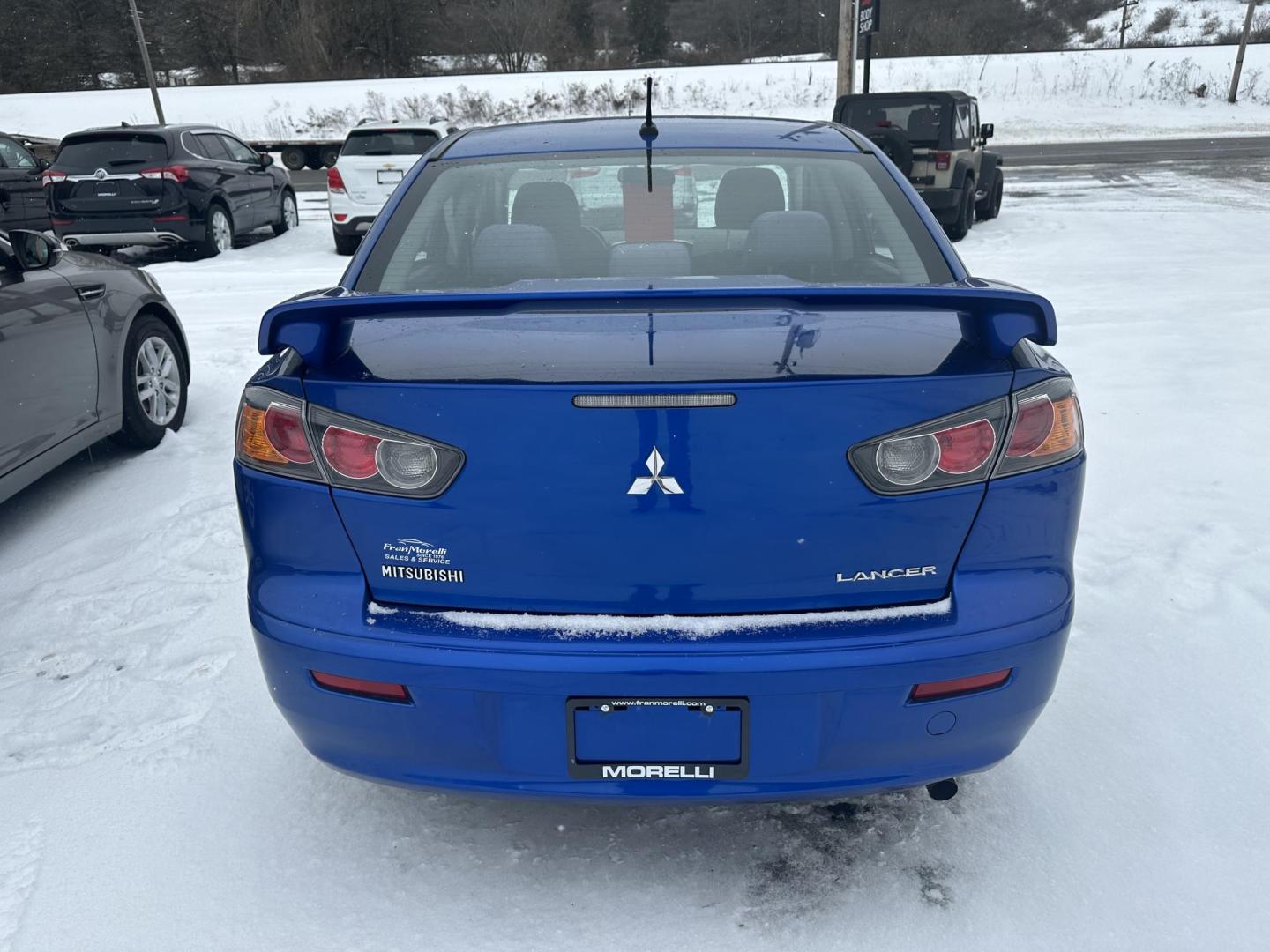 2016 Blue Mitsubishi Lancer ES 5M (JA32U2FU5GU) with an 2.0L L4 SOHC 16V engine, 5M transmission, located at 8464 Route 219, Brockway, PA, 15824, (814) 265-1330, 41.226871, -78.780518 - Locally traded in car that is very nice shape and serviced up. Manual transmission, factory alloy wheels and well equipped. Serviced up and ready to go. - Photo#8