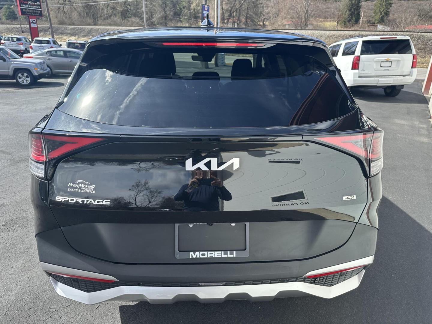 2023 Black Kia Sportage LX AWD (KNDPUCAF3P7) with an 2.5L V6 DOHC 24V engine, 8A transmission, located at 8464 Route 219, Brockway, PA, 15824, (814) 265-1330, 41.226871, -78.780518 - Photo#13